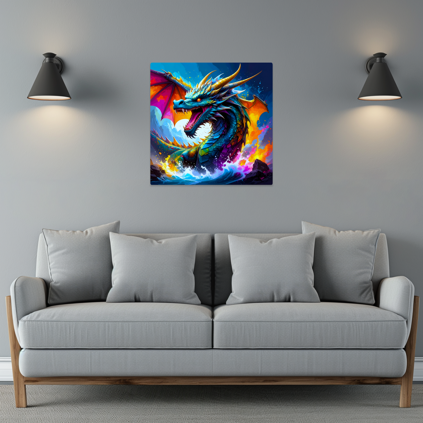 Dragon D8, Fusion-Art Prints, Printed on Gloss Aluminium To Enhance Colour And Details, Unique Images, A Gift To Last A Lifetime...
