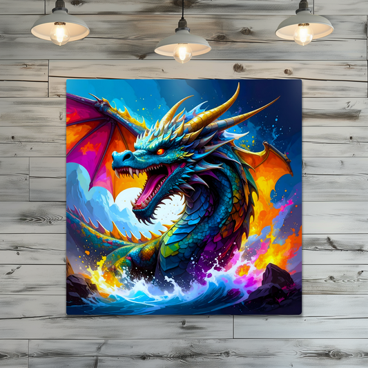 Dragon D8, Fusion-Art Prints, Printed on Gloss Aluminium To Enhance Colour And Details, Unique Images, A Gift To Last A Lifetime...