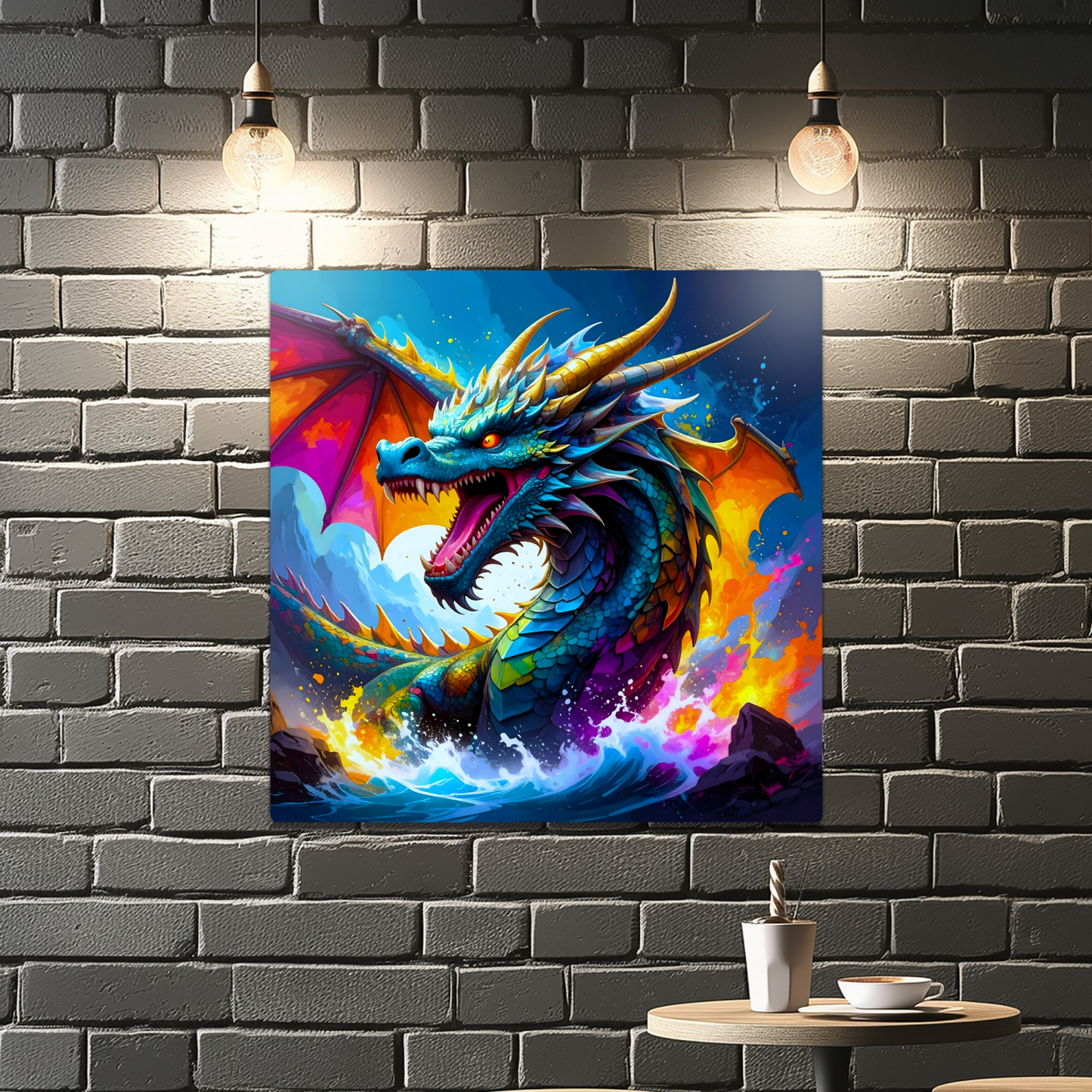 Dragon D8, Fusion-Art Prints, Printed on Gloss Aluminium To Enhance Colour And Details, Unique Images, A Gift To Last A Lifetime...
