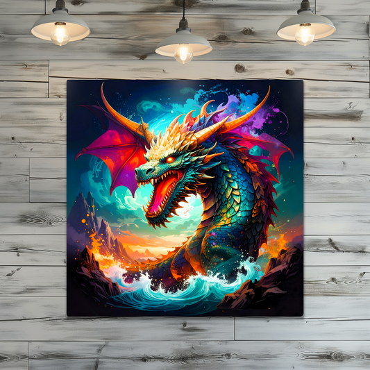 Dragon D9, Fusion-Art Prints, Printed on Gloss Aluminium To Enhance Colour And Details, Unique Images, A Gift To Last A Lifetime...