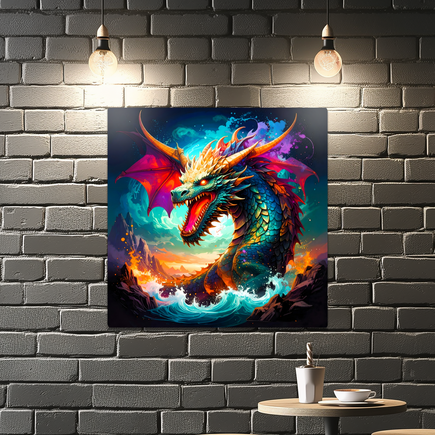 Dragon D9, Fusion-Art Prints, Printed on Gloss Aluminium To Enhance Colour And Details, Unique Images, A Gift To Last A Lifetime...