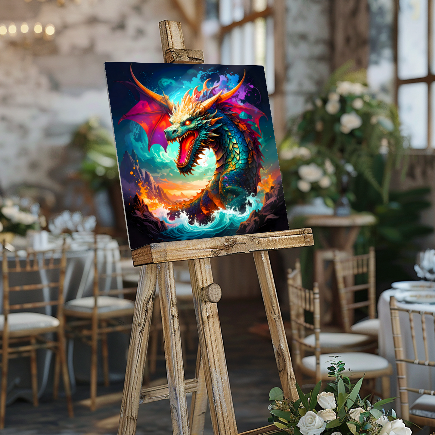 Dragon D9, Fusion-Art Prints, Printed on Gloss Aluminium To Enhance Colour And Details, Unique Images, A Gift To Last A Lifetime...