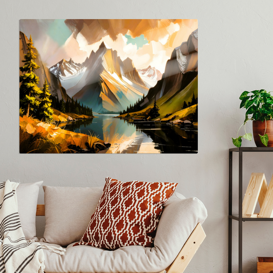Mountain Prints MP3, Printed on Gloss Aluminium To Enhance Colour And Details, Unique Print, An Enduring Gift...