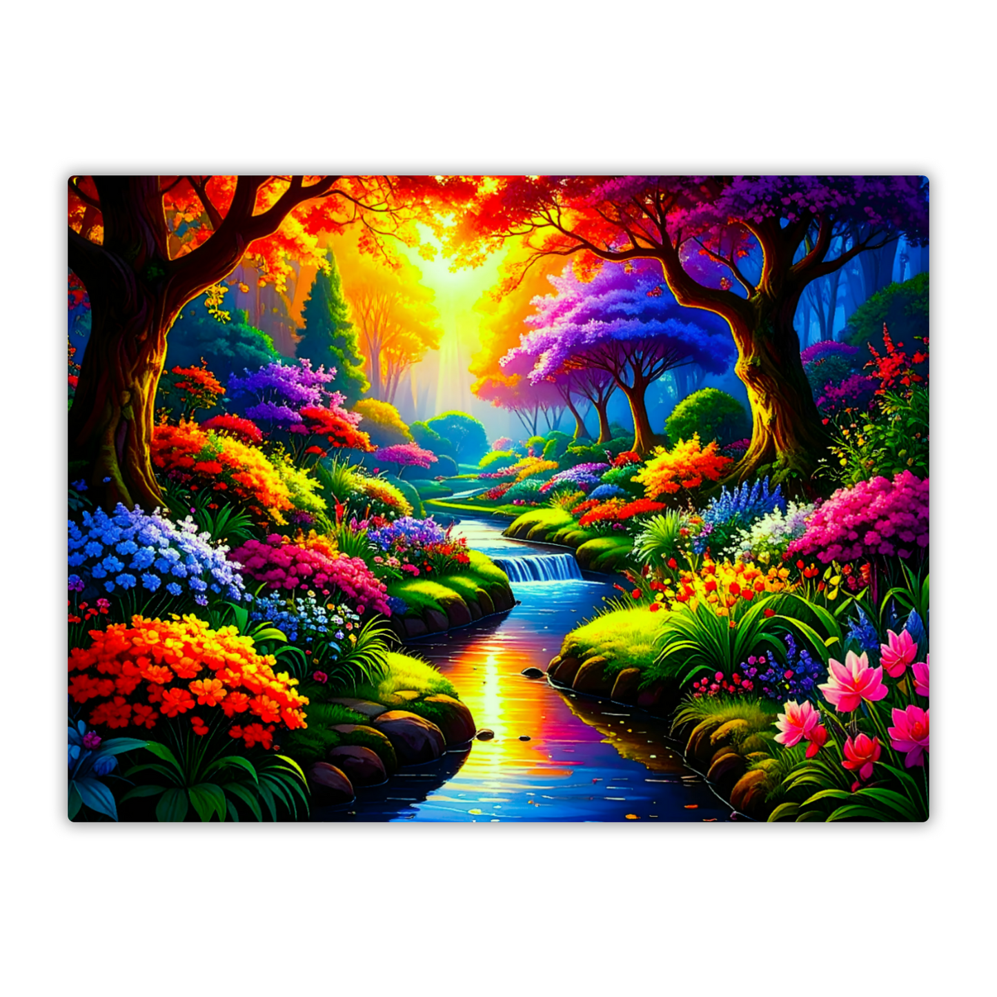 Dream Garden 1, Printed On High Gloss Aluminium To Enhance Colour And Details, A Gift To Last A Lifetime...
