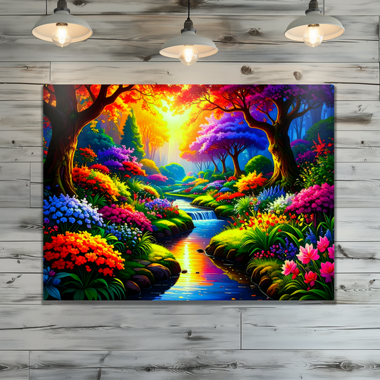 Dream Garden 1, Printed On High Gloss Aluminium To Enhance Colour And Details, A Gift To Last A Lifetime...