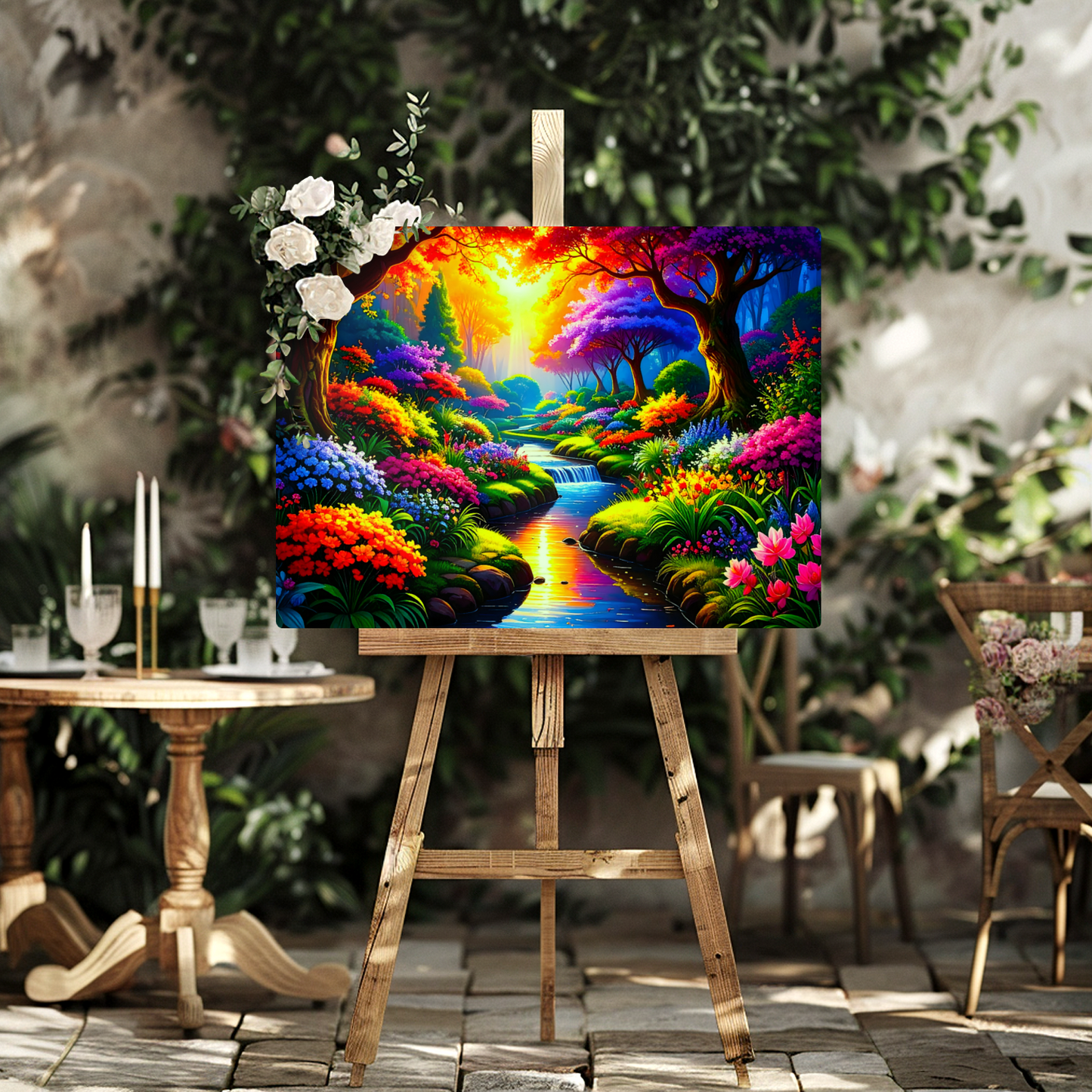 Dream Garden 1, Printed On High Gloss Aluminium To Enhance Colour And Details, A Gift To Last A Lifetime...
