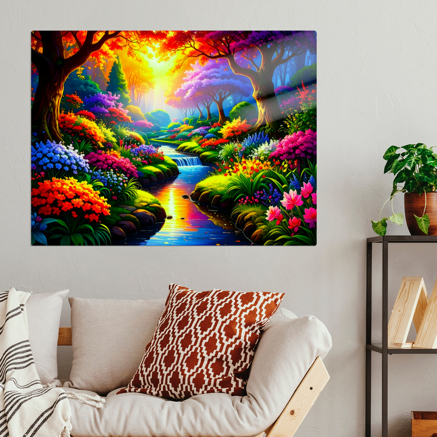 Dream Garden 1, Printed On High Gloss Aluminium To Enhance Colour And Details, A Gift To Last A Lifetime...