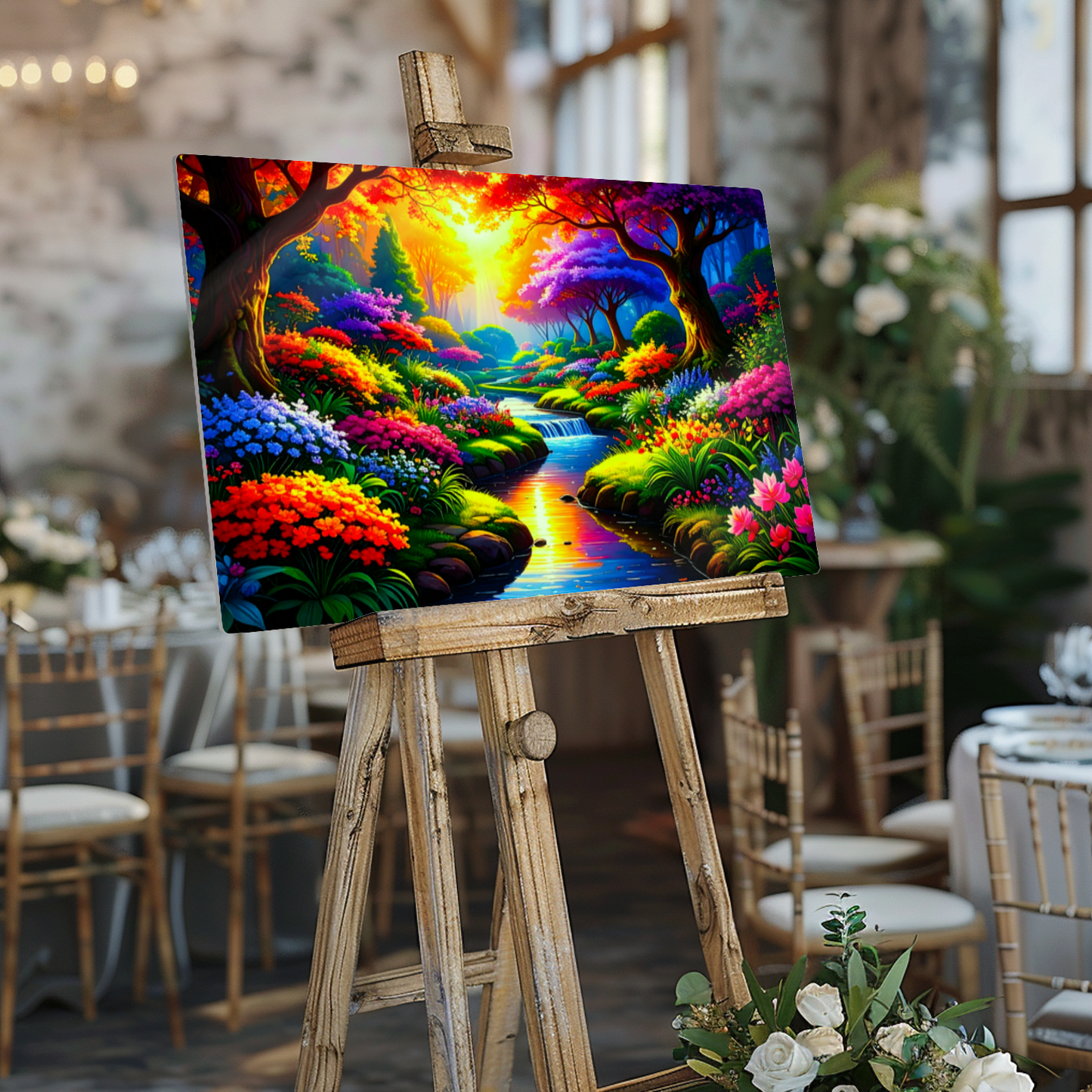 Dream Garden 1, Printed On High Gloss Aluminium To Enhance Colour And Details, A Gift To Last A Lifetime...