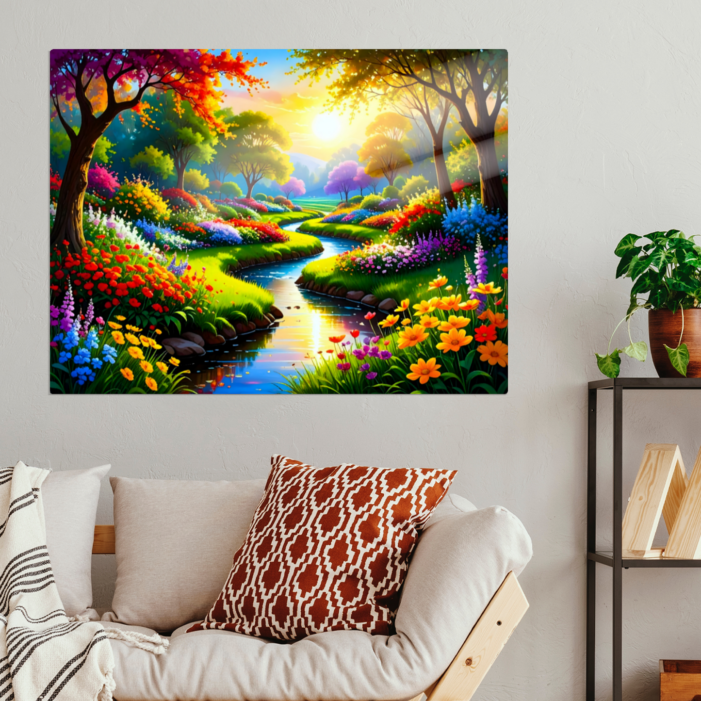 Dream Garden 2, Printed On High Gloss Aluminium To Enhance Colour And Details, A Gift To Last A Lifetime...