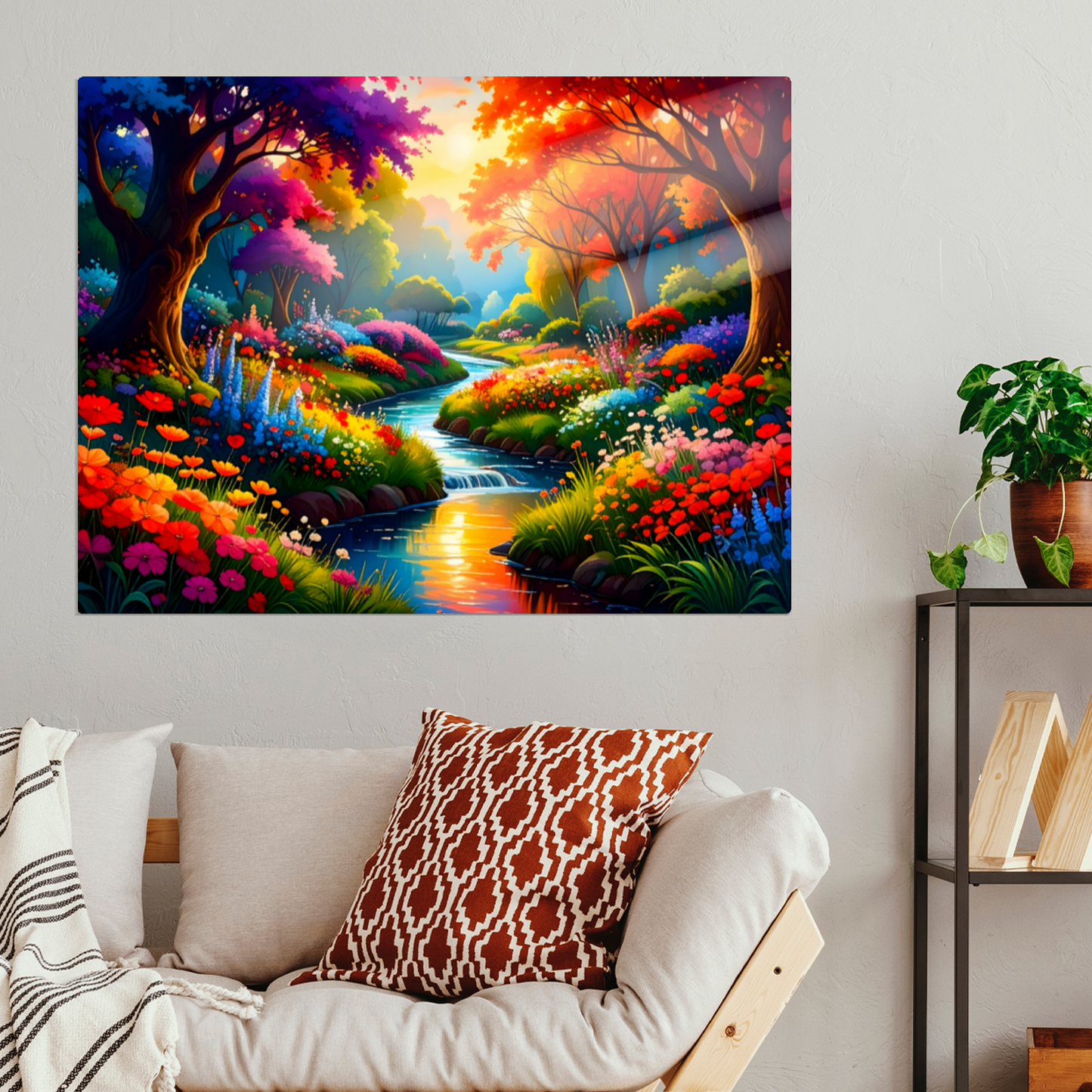 Dream Garden 3, Printed On High Gloss Aluminium To Enhance Colour And Details, A Gift To Last A Lifetime...