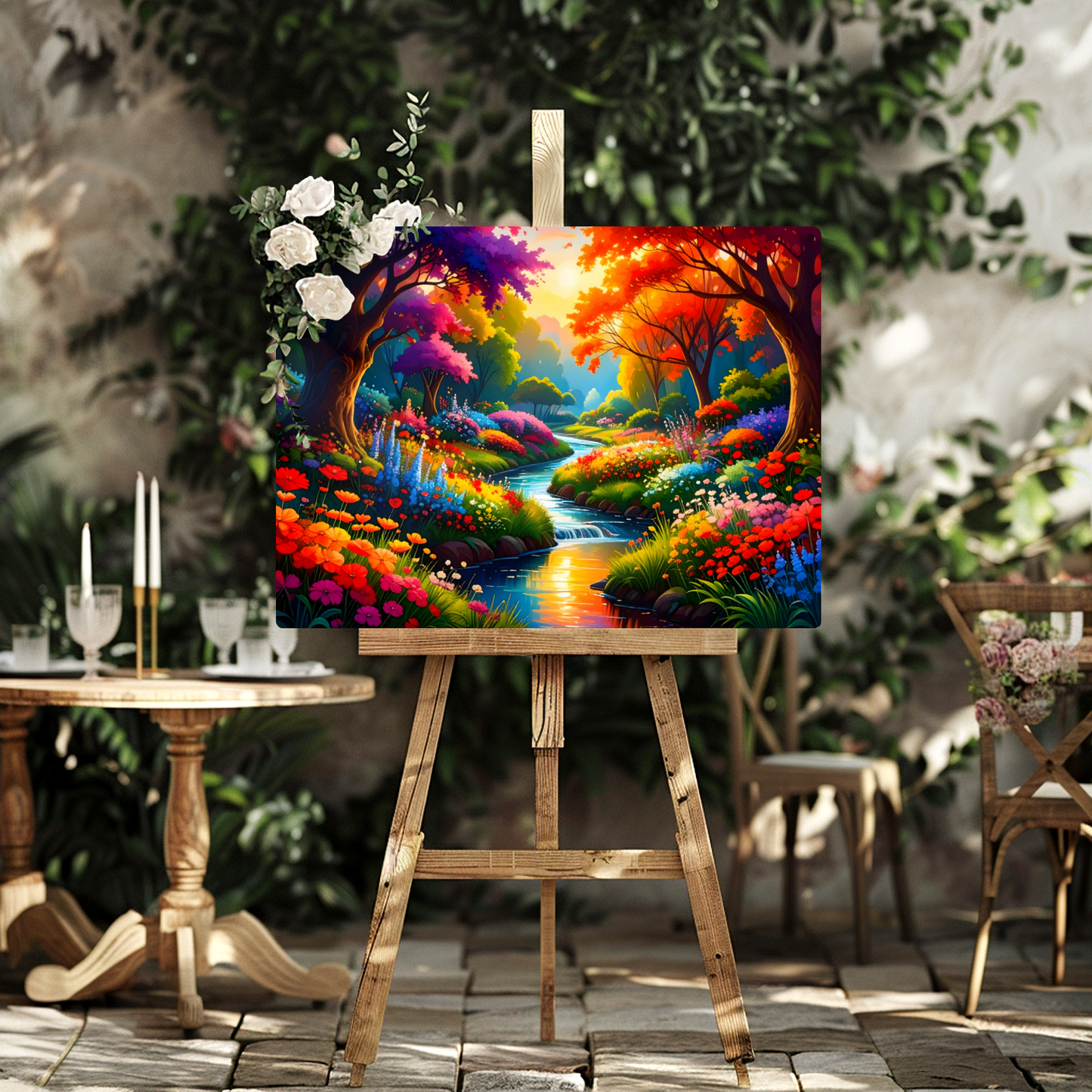 Dream Garden 3, Printed On High Gloss Aluminium To Enhance Colour And Details, A Gift To Last A Lifetime...