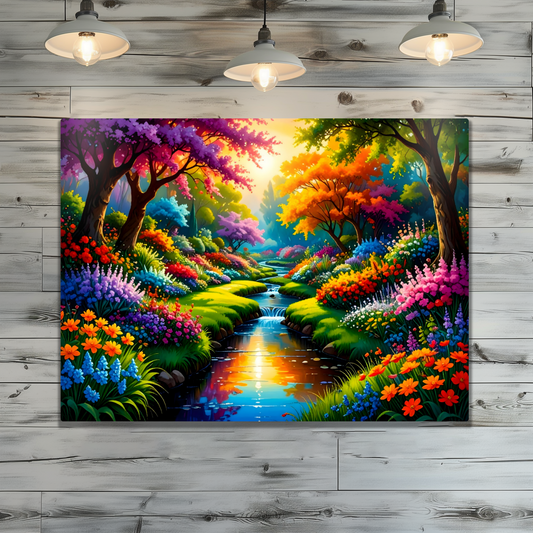 Dream Garden 4, Printed On High Gloss Aluminium To Enhance Colour And Details, A Gift To Last A Lifetime...