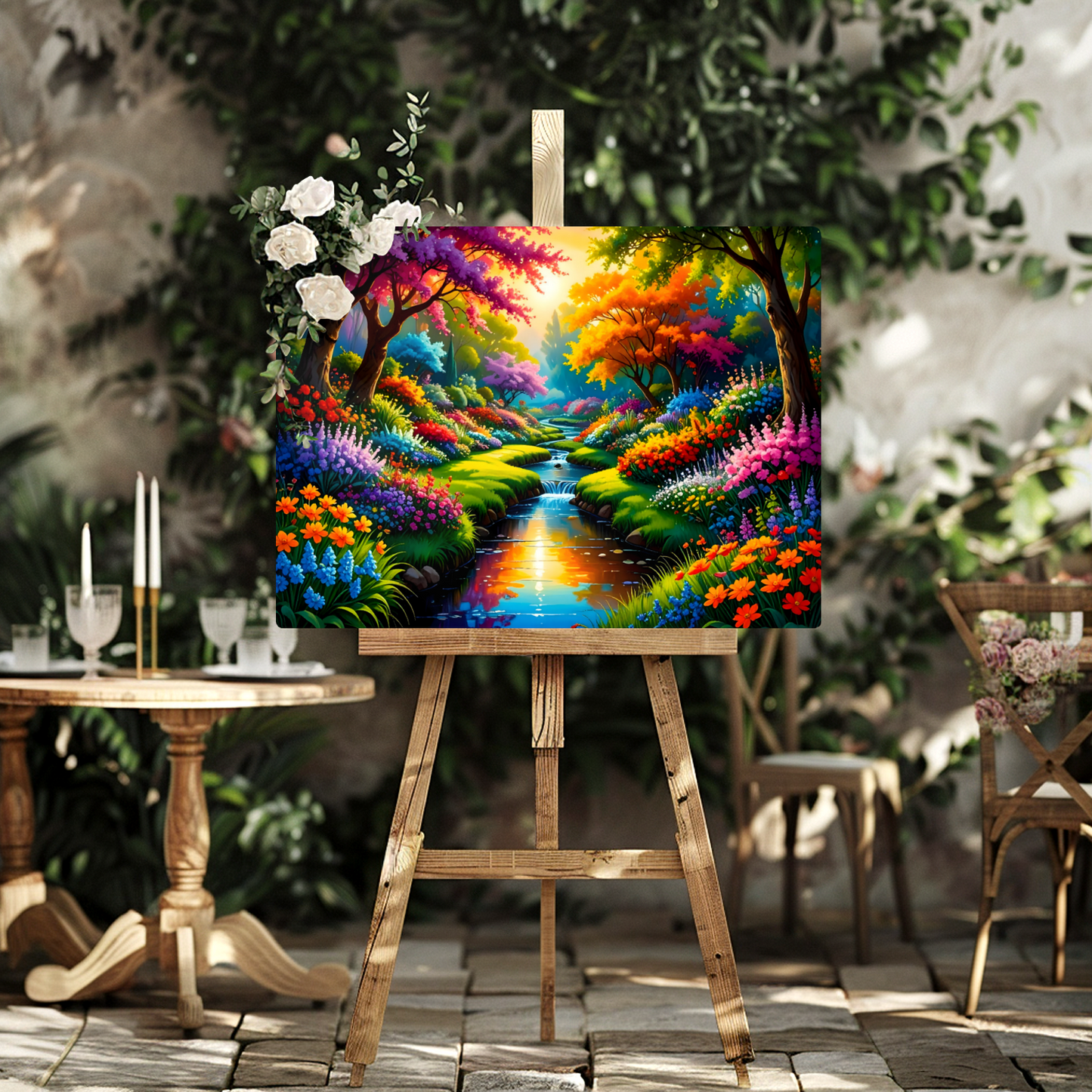 Dream Garden 4, Printed On High Gloss Aluminium To Enhance Colour And Details, A Gift To Last A Lifetime...