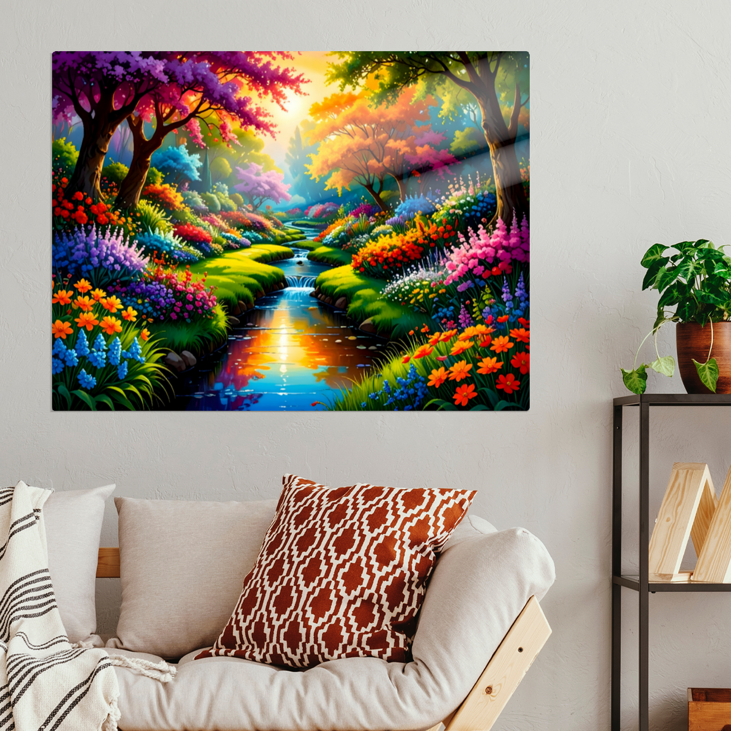Dream Garden 4, Printed On High Gloss Aluminium To Enhance Colour And Details, A Gift To Last A Lifetime...