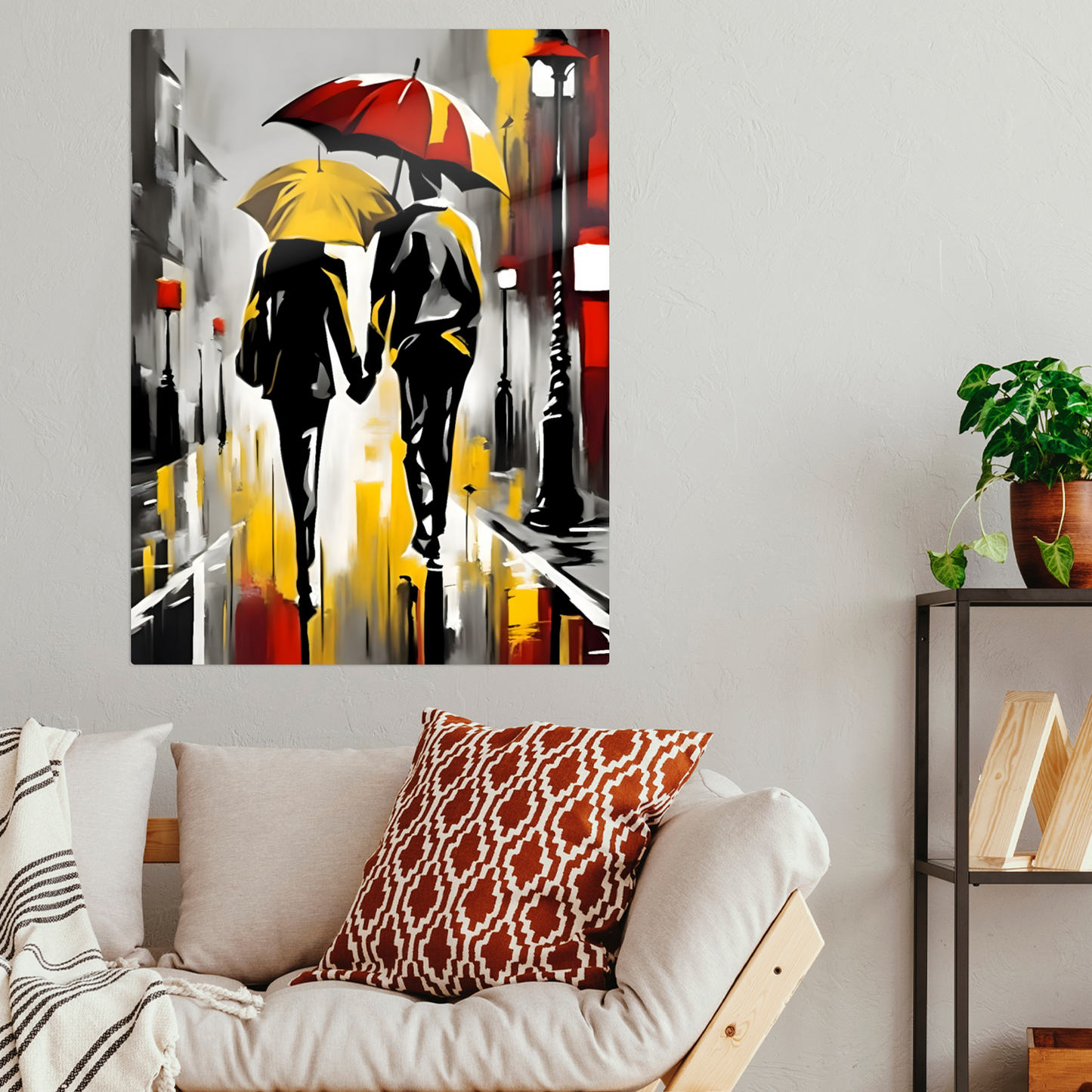 Rainy Night 3, Fusion-Art Print, Printed on Gloss Aluminium To Enhance Colour And Details, Great Gift Ideas, A Gift To Last A Lifetime...