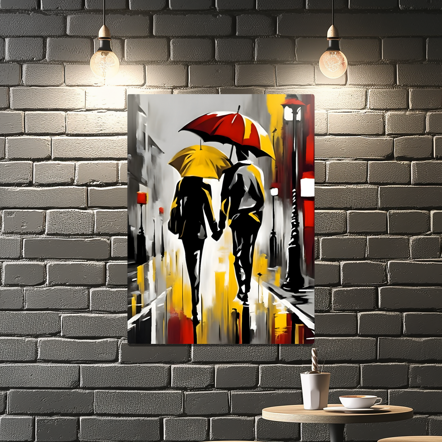 Rainy Night 3, Fusion-Art Print, Printed on Gloss Aluminium To Enhance Colour And Details, Great Gift Ideas, A Gift To Last A Lifetime...