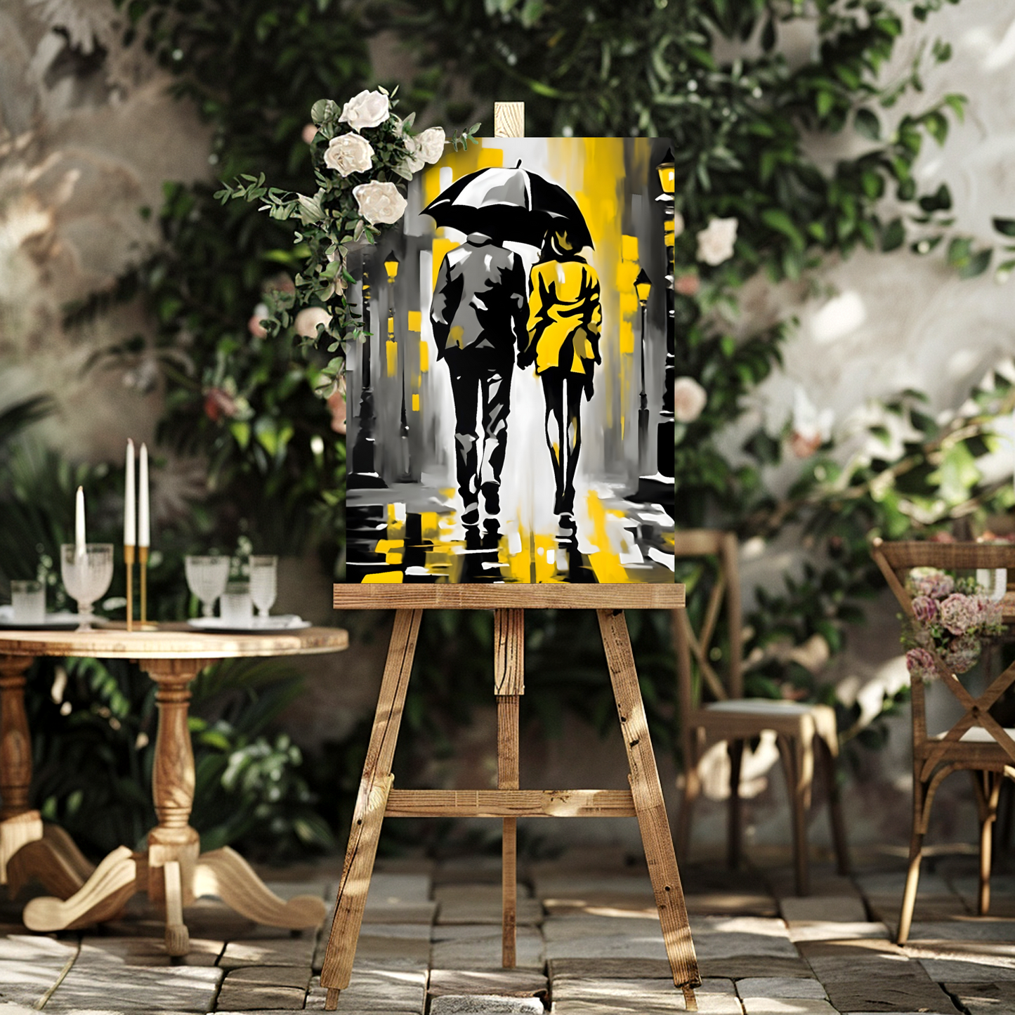 Rainy Night 4, Fusion-Art Print, Printed on Gloss Aluminium To Enhance Colour And Details, Great Gift Ideas, A Gift To Last A Lifetime..