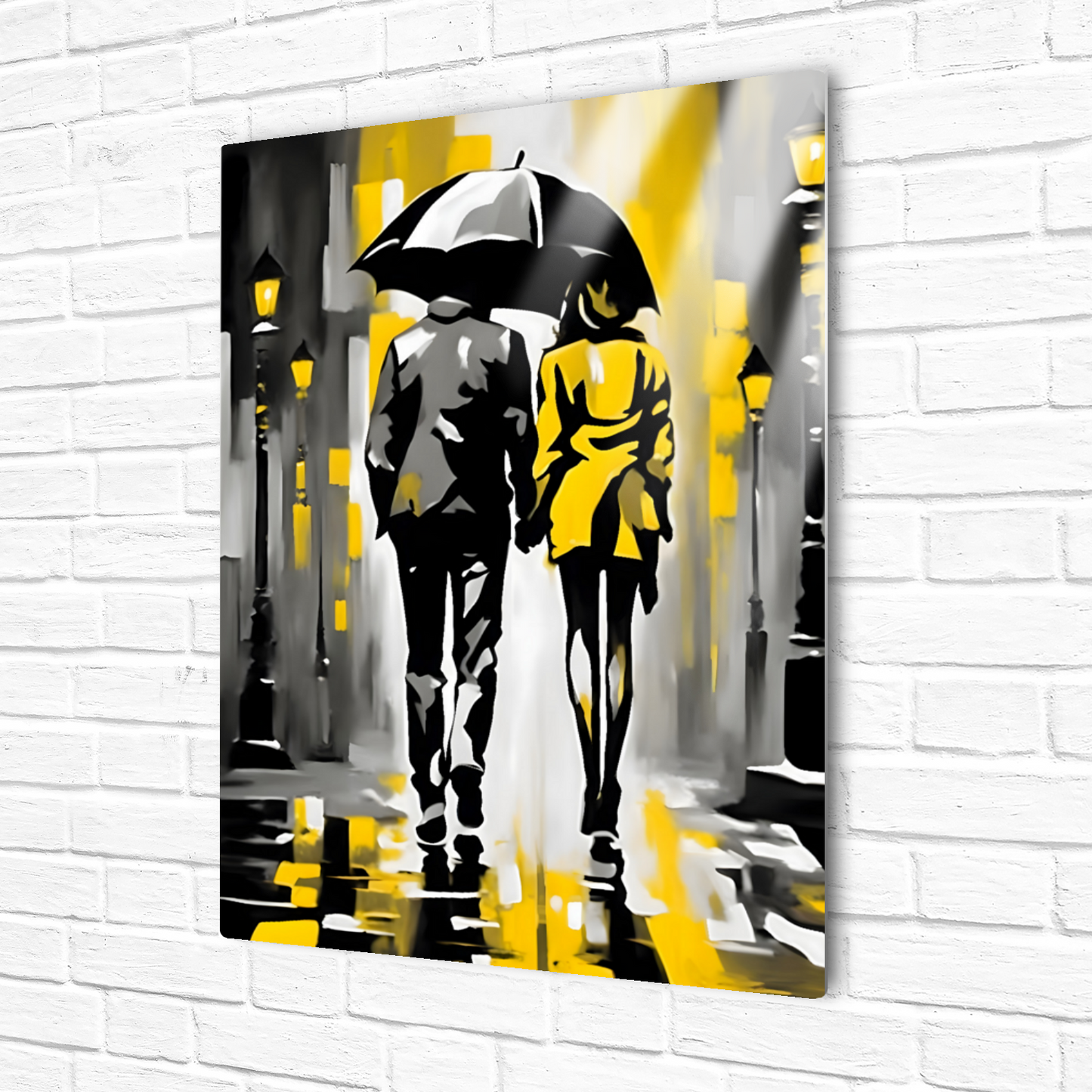 Rainy Night 4, Fusion-Art Print, Printed on Gloss Aluminium To Enhance Colour And Details, Great Gift Ideas, A Gift To Last A Lifetime..