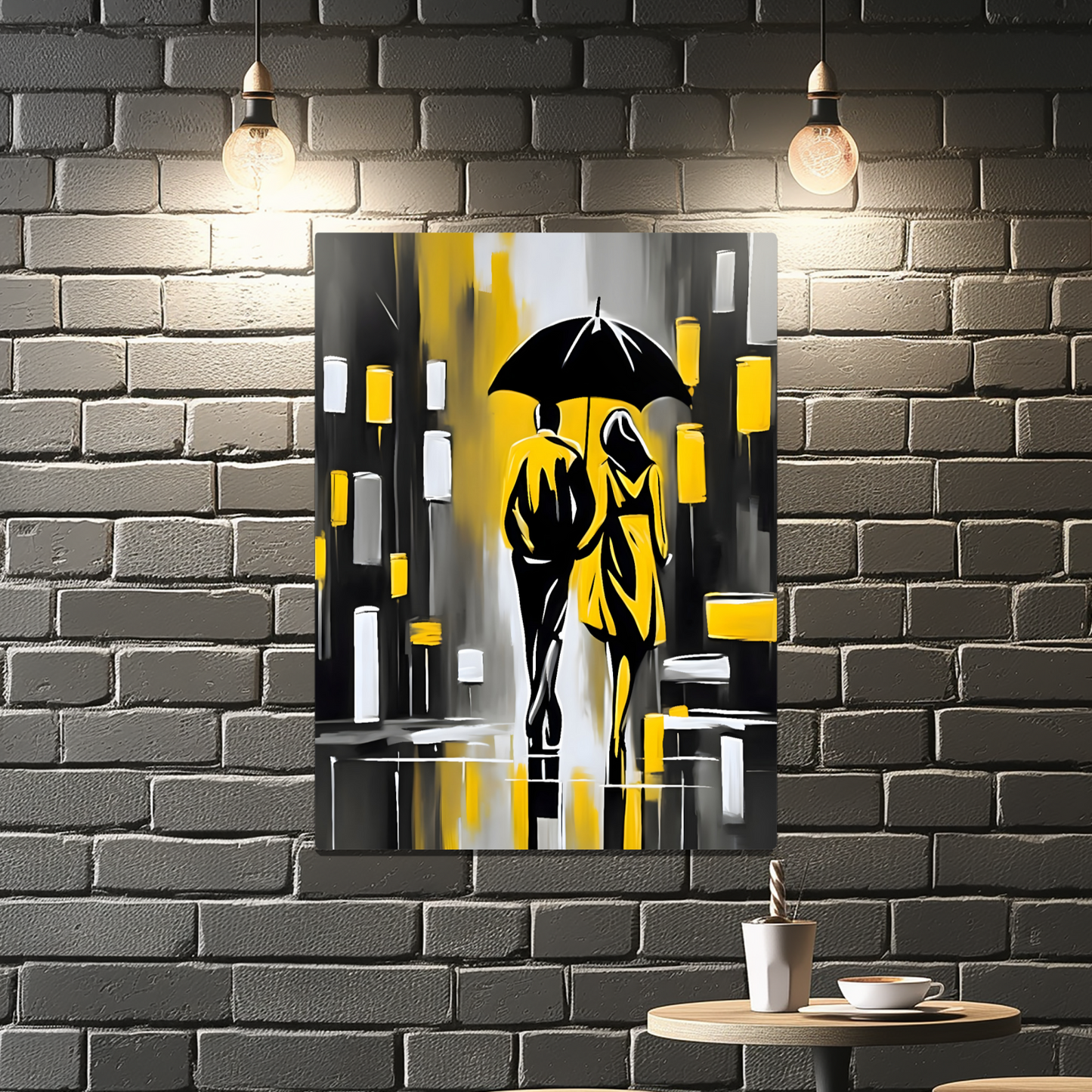 Rainy Night 5, Fusion-Art Print, Printed on Gloss Aluminium To Enhance Colour And Details, Great Gift Ideas, A Gift To Last A Lifetime..