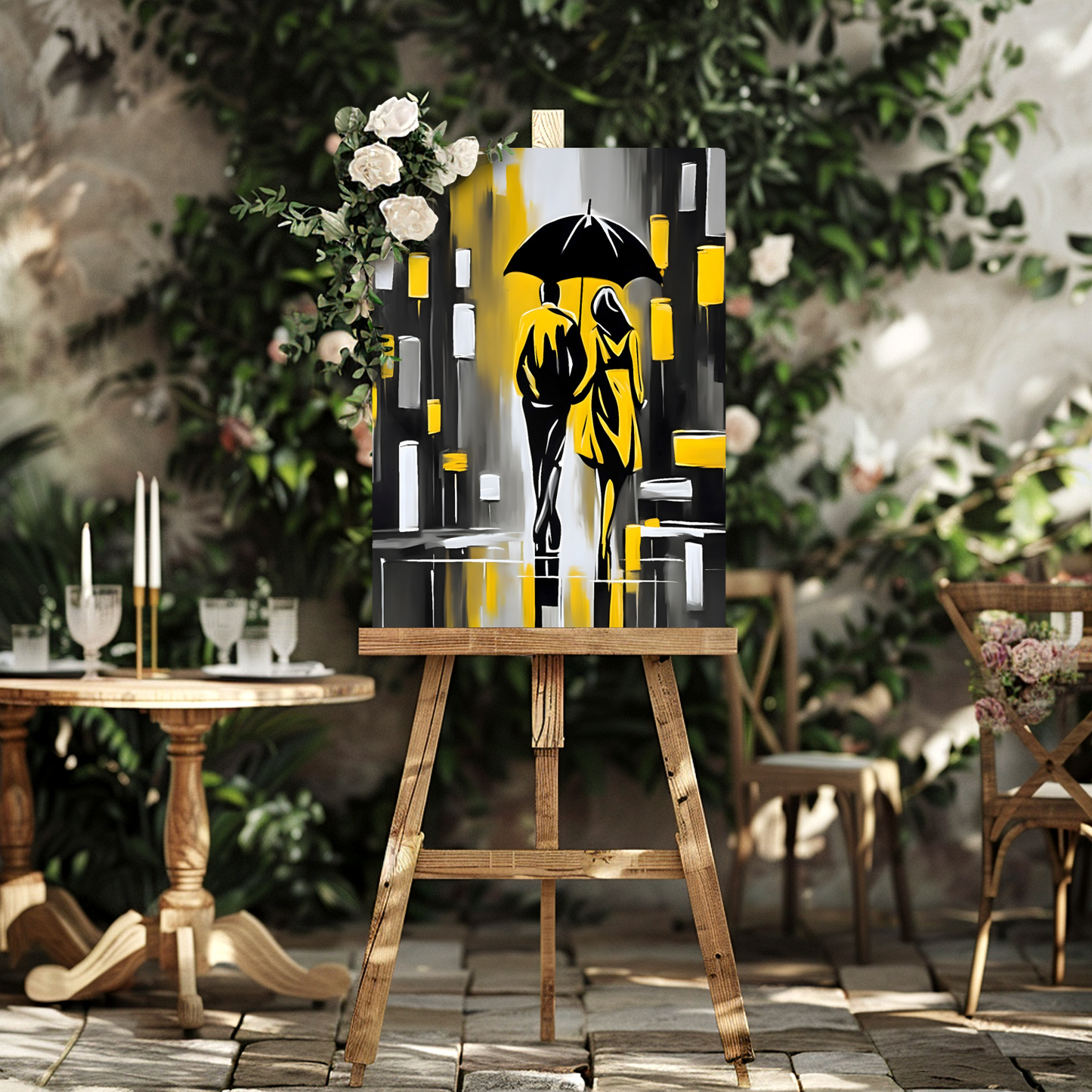 Rainy Night 5, Fusion-Art Print, Printed on Gloss Aluminium To Enhance Colour And Details, Great Gift Ideas, A Gift To Last A Lifetime..