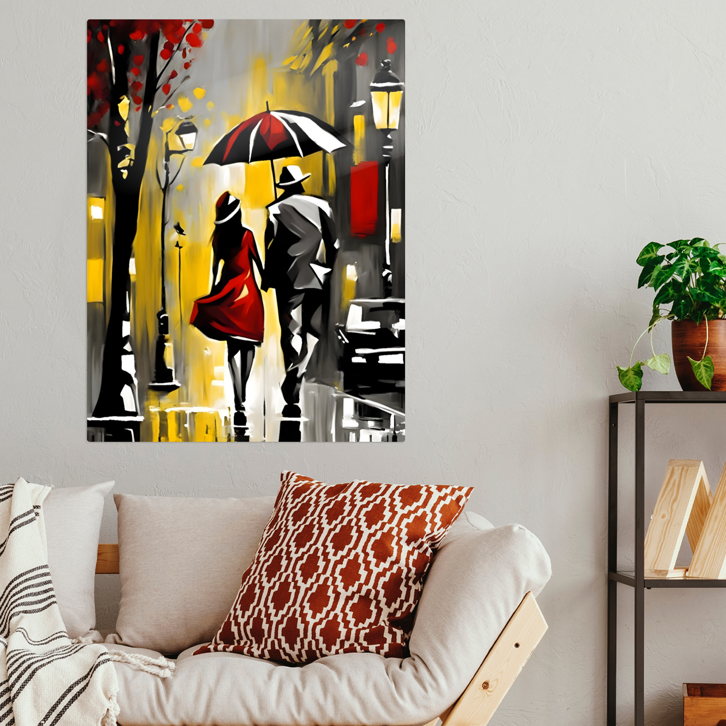 Rainy Night 6, Fusion-Art Print, Printed on Gloss Aluminium To Enhance Colour And Details, Great Gift Ideas, A Gift To Last A Lifetime...