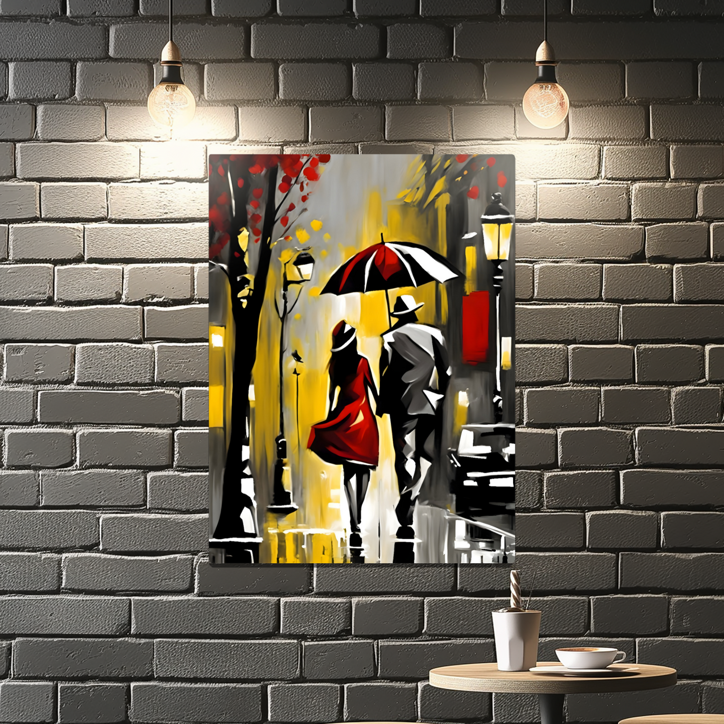 Rainy Night 6, Fusion-Art Print, Printed on Gloss Aluminium To Enhance Colour And Details, Great Gift Ideas, A Gift To Last A Lifetime...