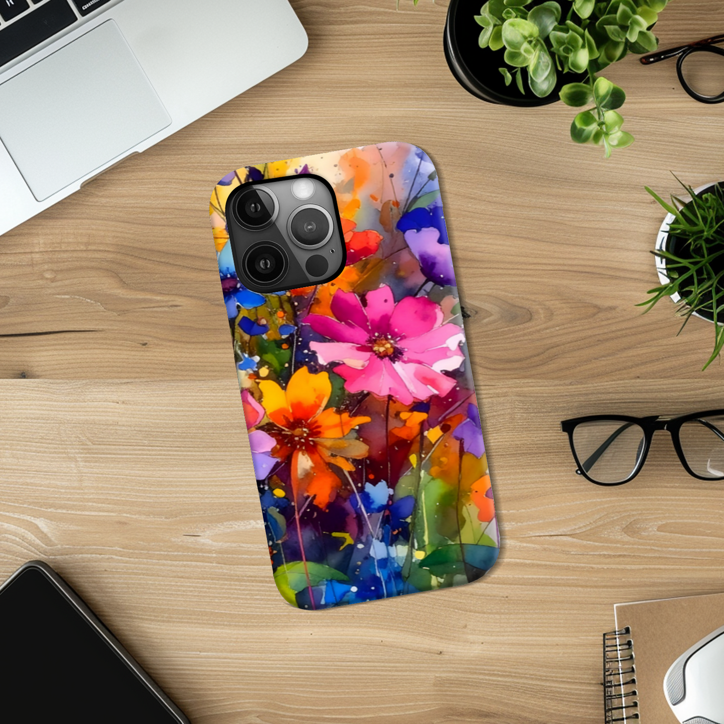 Wildflowers WF2, Tough Phone Case, Full Wrap Technology, Crafted From Premium Polycarbonate, Unique Image...
