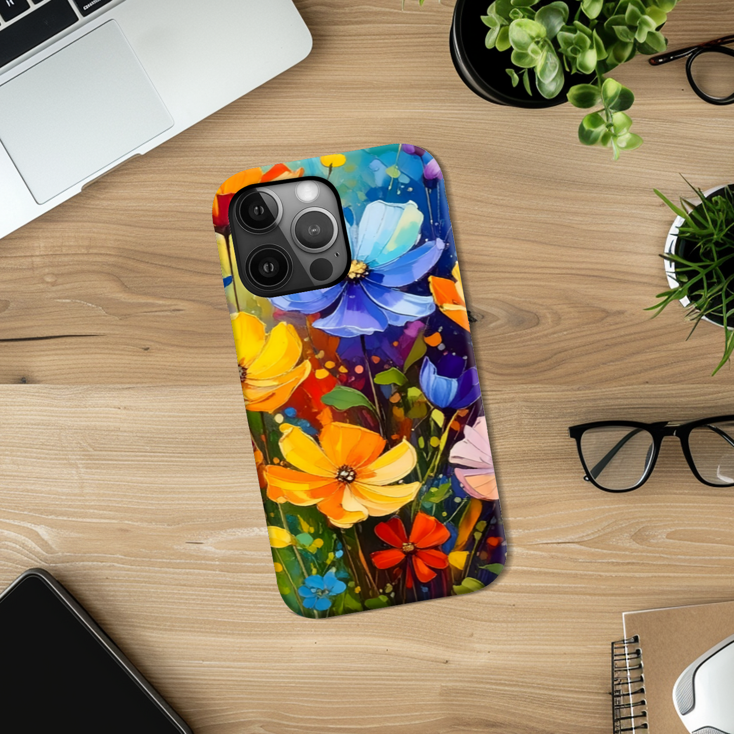 Wildflowers WF3, Tough Phone Case, Full Wrap Technology, Crafted From Premium Polycarbonate, Unique Image...