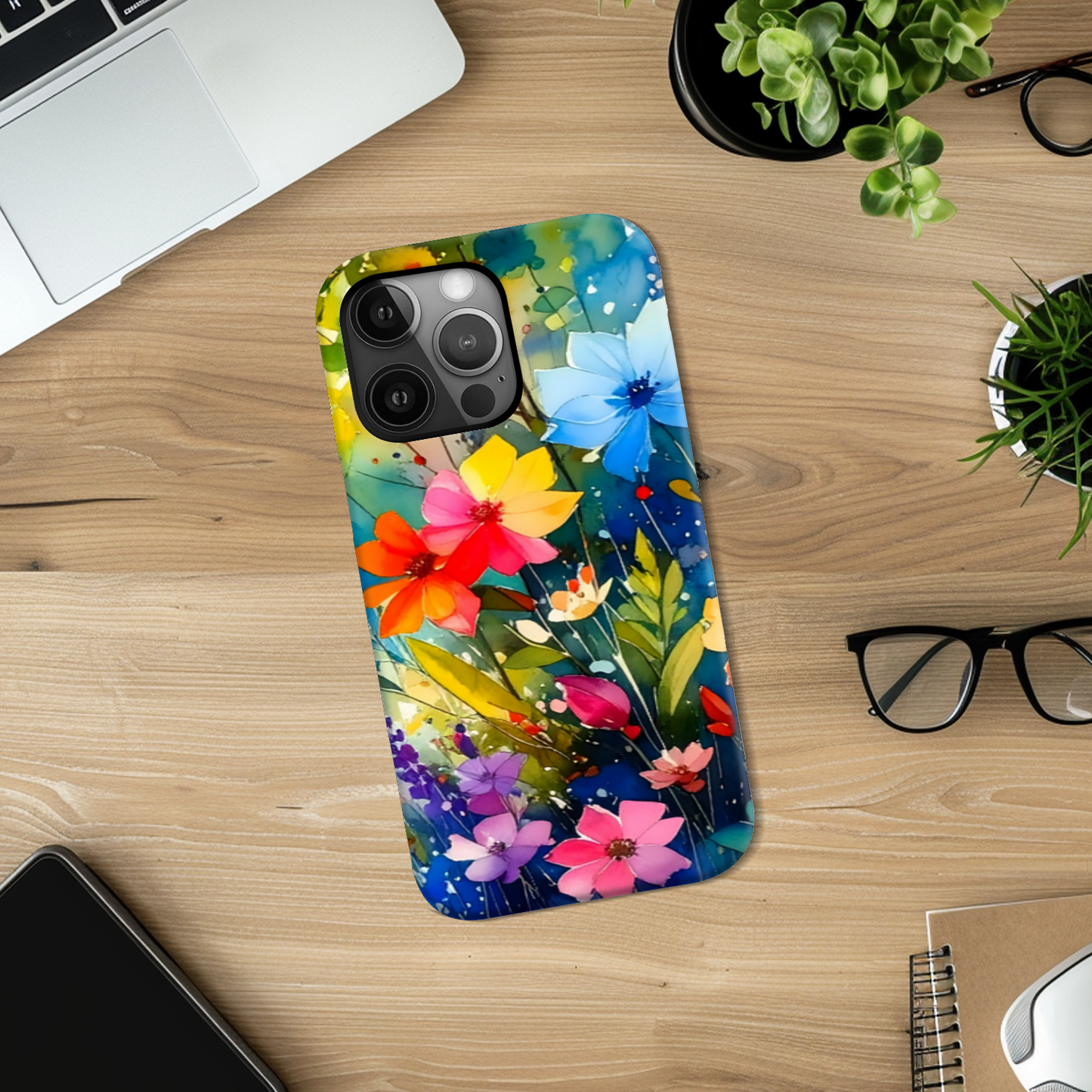 Wildflowers WF4, Tough Phone Case, Full Wrap Technology, Crafted From Premium Polycarbonate, Unique Image...