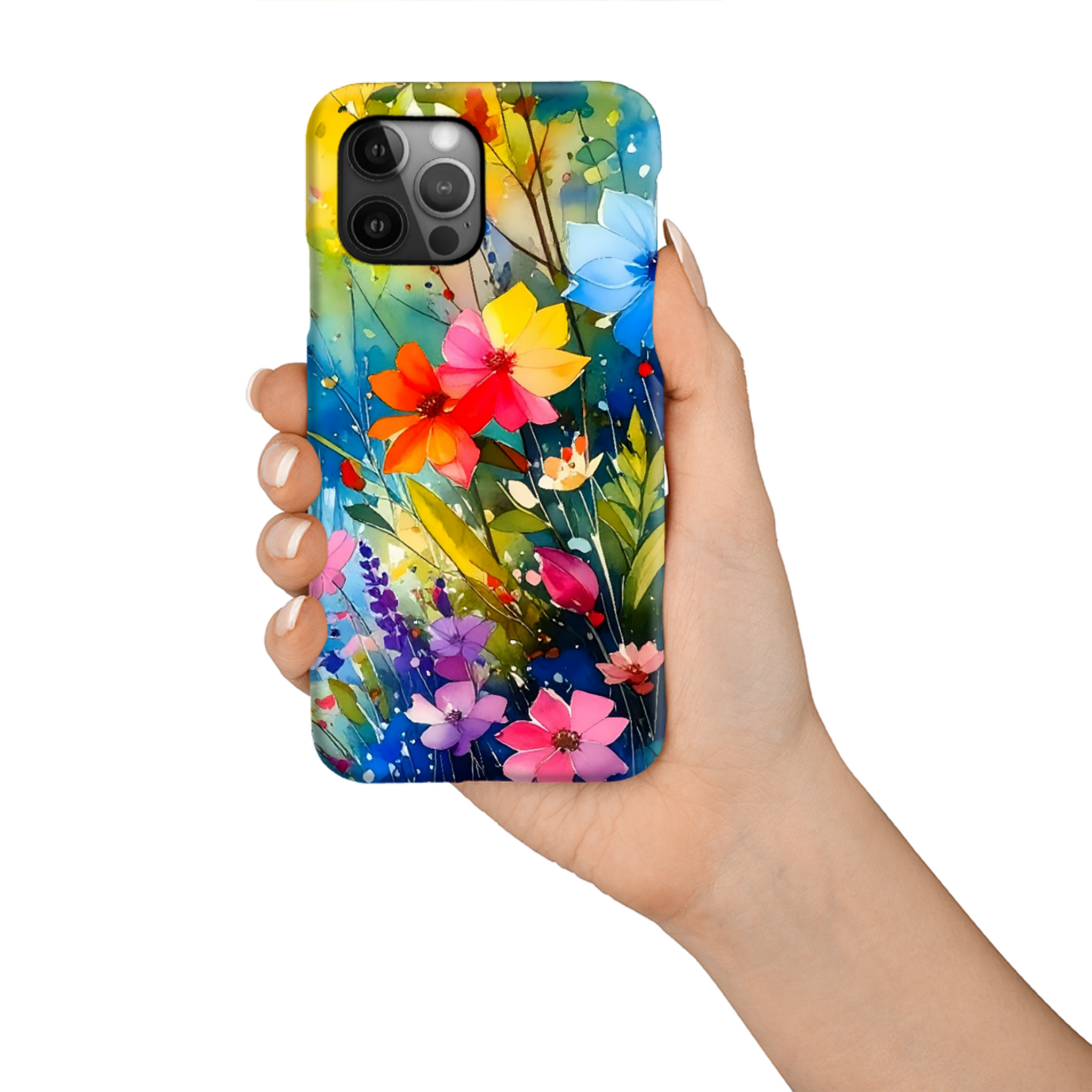 Wildflower Print 4, Magsafe Tough iPhone Case, Full Wrap Technology, Crafted From Premium Polycarbonate, Vivid Colours, Unique Image...
