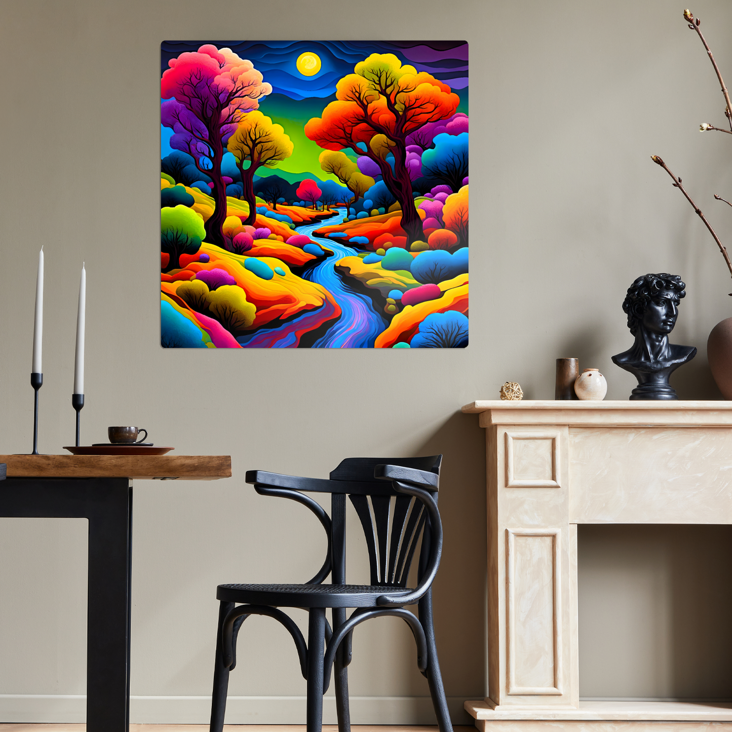 Lush Forest 7, Printed on Gloss Aluminium To Enhance Colour And Details, Unique Images, A Gift To Last A Lifetime...