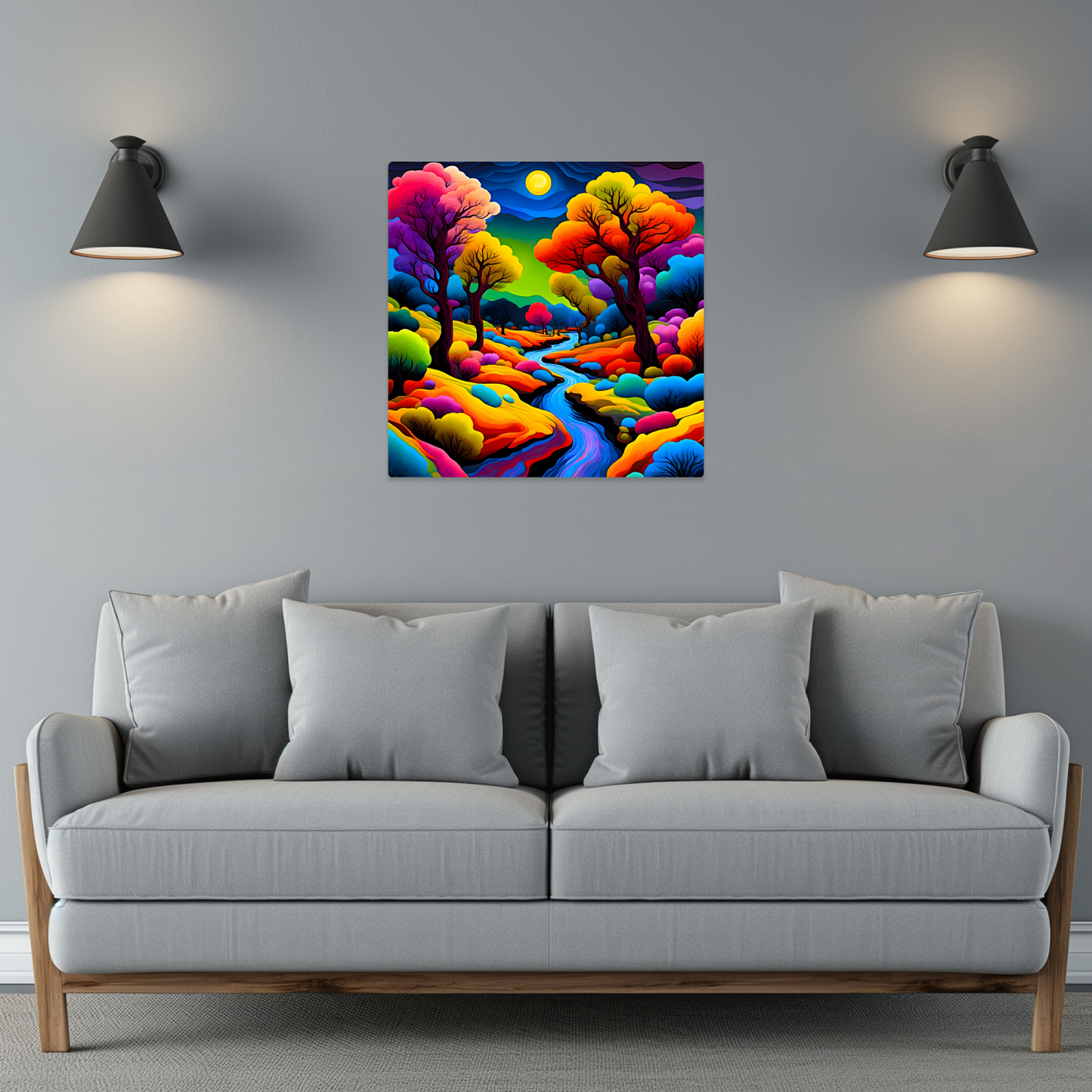 Lush Forest 7, Printed on Gloss Aluminium To Enhance Colour And Details, Unique Images, A Gift To Last A Lifetime...