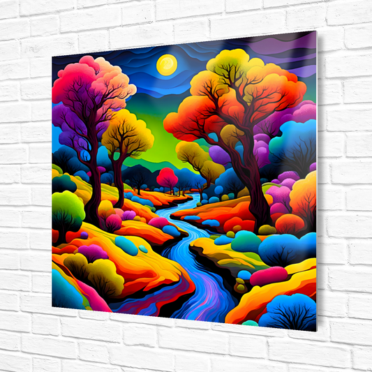 Lush Forest 7, Printed on Gloss Aluminium To Enhance Colour And Details,Unique Print, An Enduring Gift...