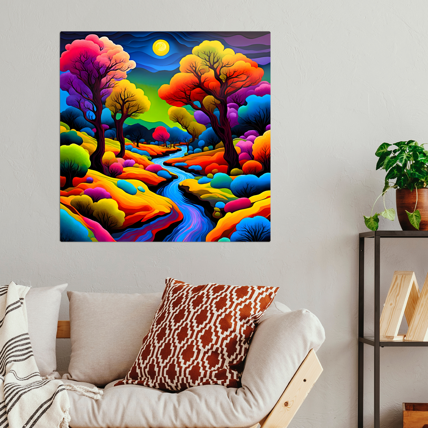 Lush Forest 7, Printed on Gloss Aluminium To Enhance Colour And Details, Unique Images, A Gift To Last A Lifetime...
