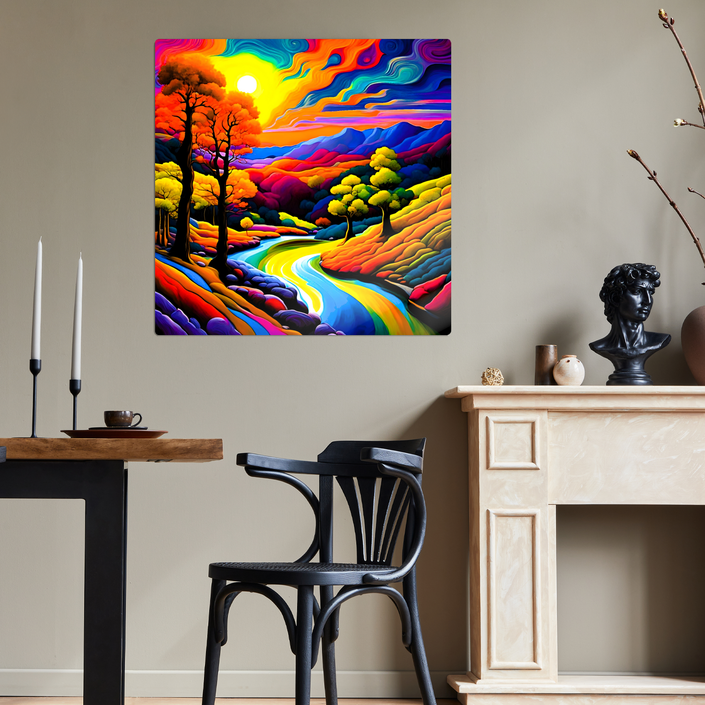 Lush Forest 8, Printed on Gloss Aluminium To Enhance Colour And Details, Unique Images, A Gift To Last A Lifetime...