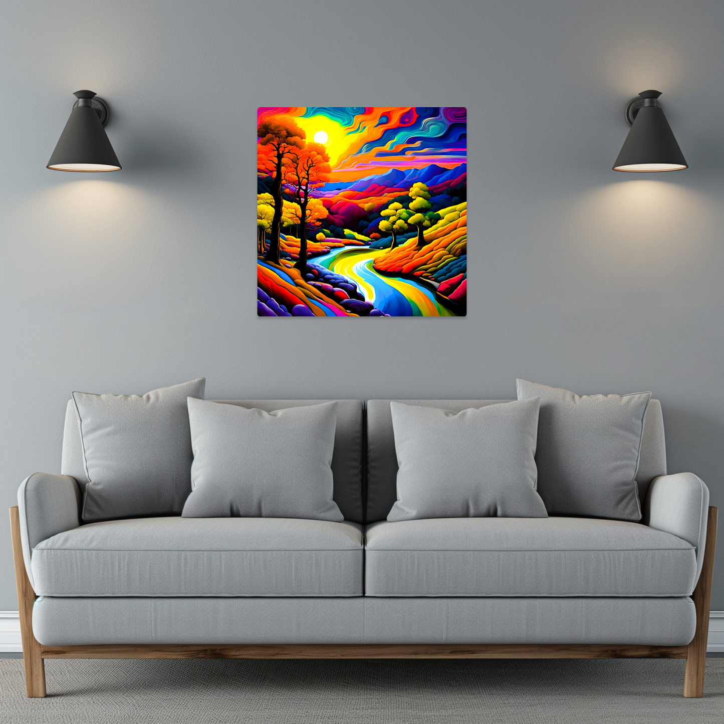 Lush Forest 8, Printed on Gloss Aluminium To Enhance Colour And Details, Unique Images, A Gift To Last A Lifetime...