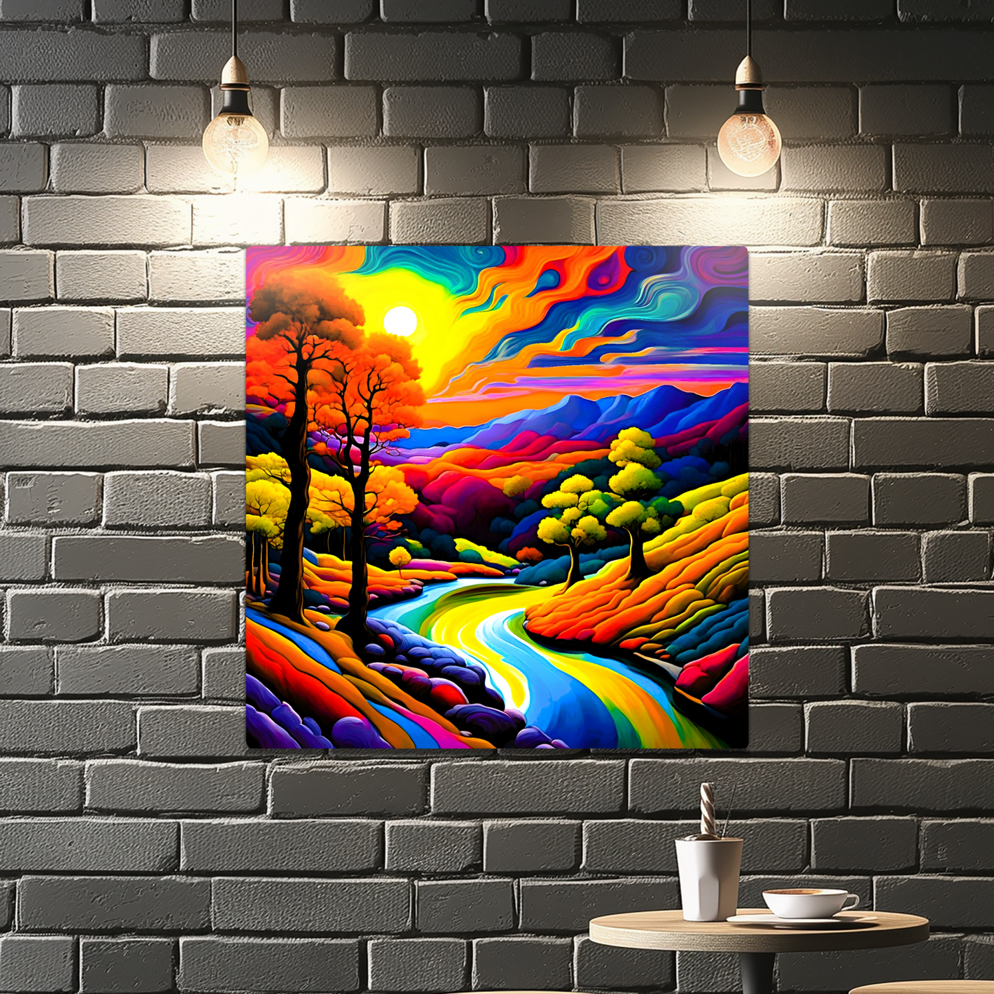 Lush Forest 8, Printed on Gloss Aluminium To Enhance Colour And Details, Unique Images, A Gift To Last A Lifetime...
