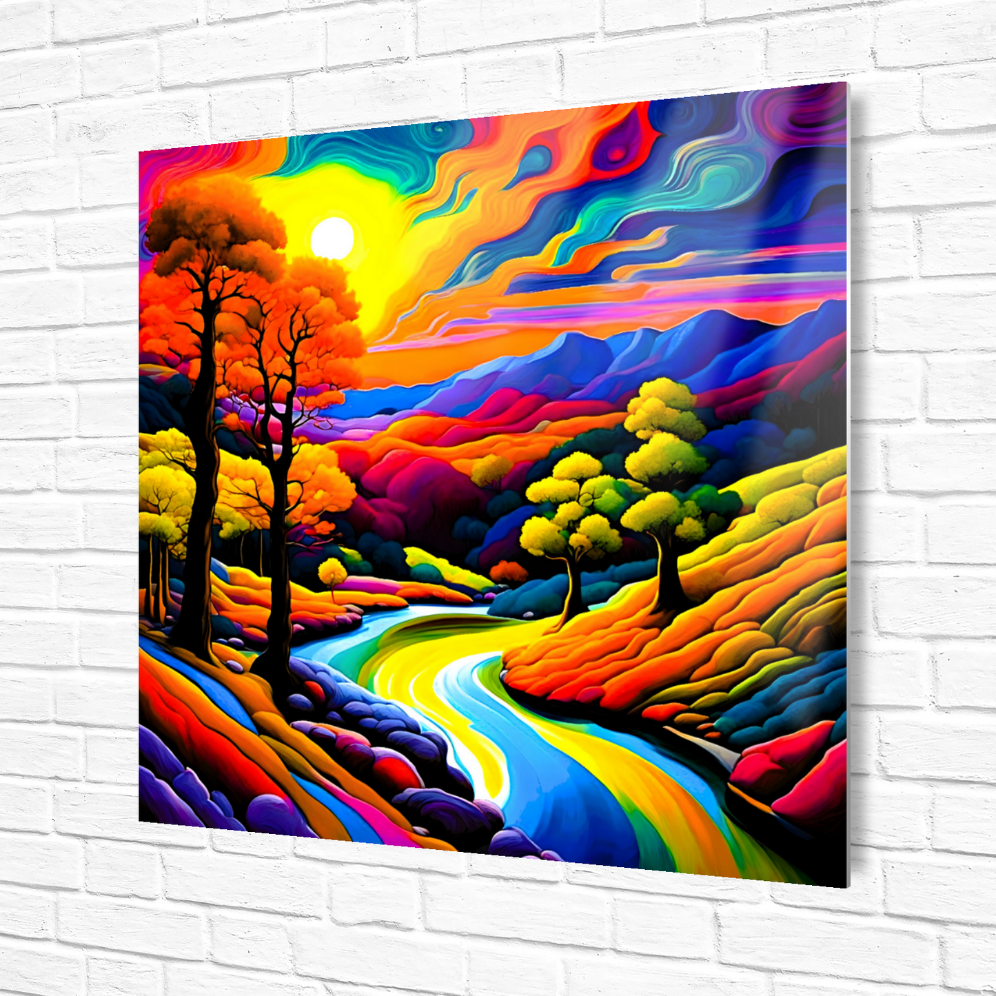 Lush Forest 8, Printed on Gloss Aluminium To Enhance Colour And Details, Unique Images, A Gift To Last A Lifetime...