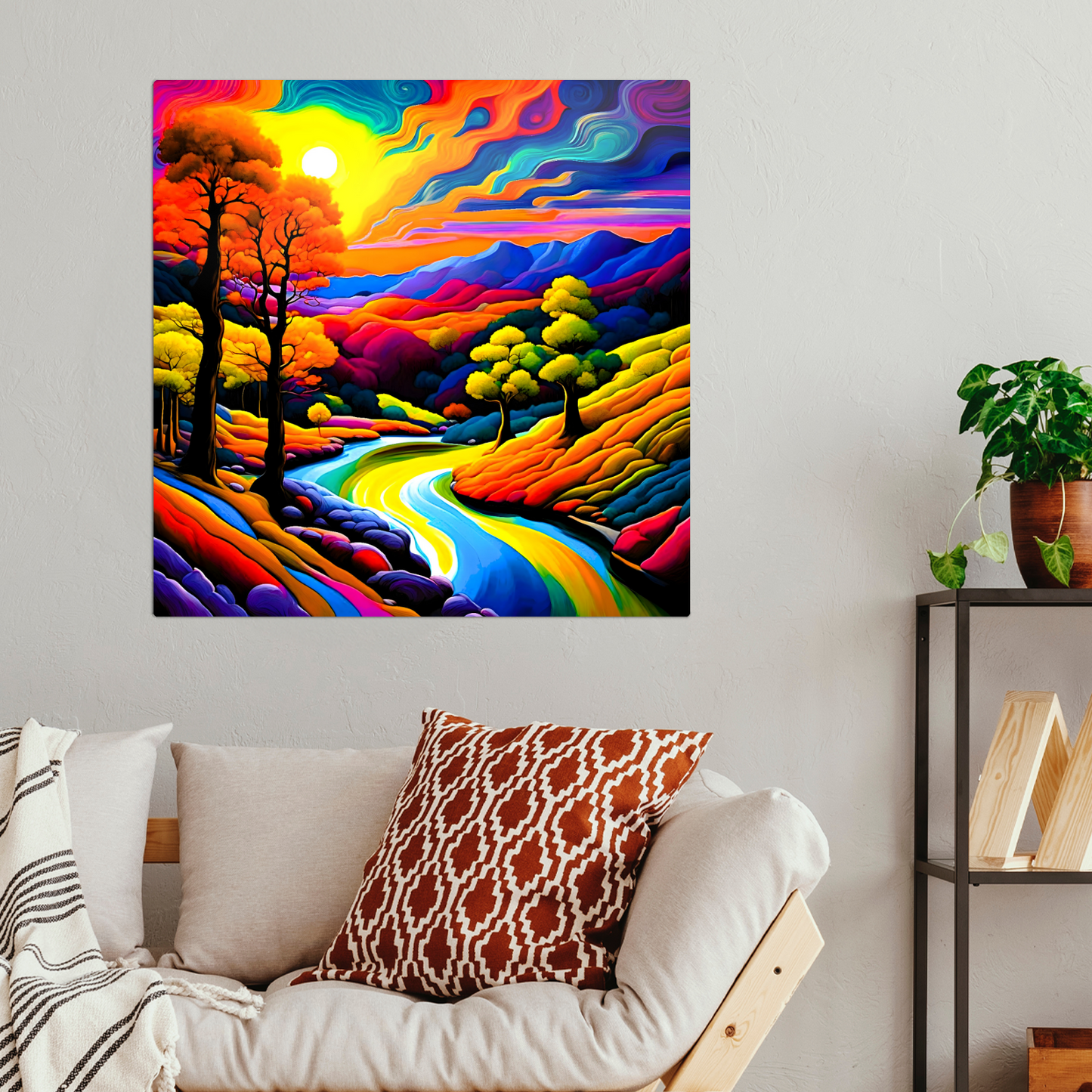Lush Forest 8, Printed on Gloss Aluminium To Enhance Colour And Details, Unique Images, A Gift To Last A Lifetime...