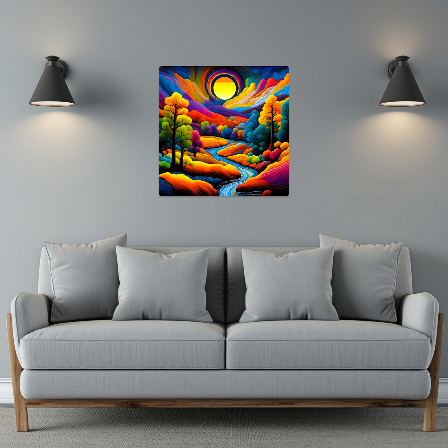 Lush Forest 12, Printed On High Gloss Aluminium To Enhance Colour And Detail, Unique Image, Art Is A Gift For A Lifetime...