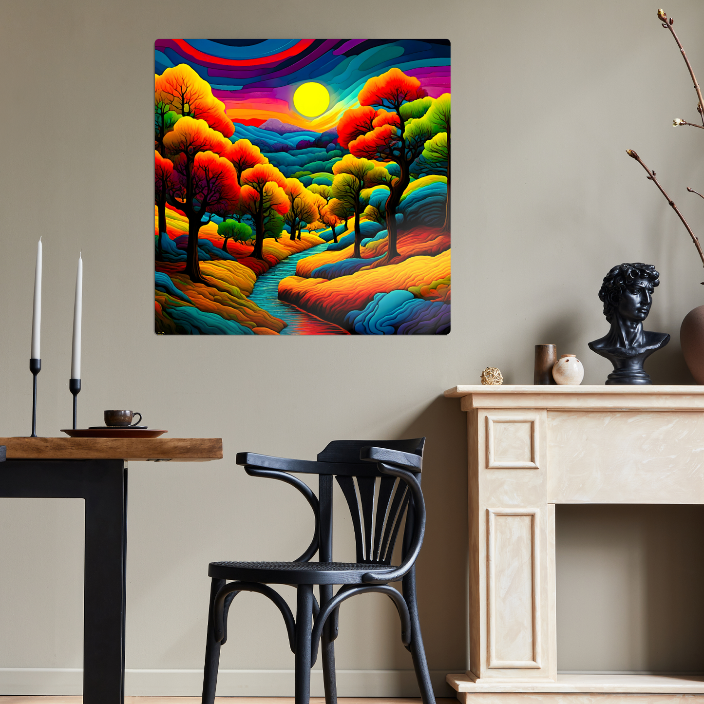 Lush Forest 16, Printed On High Gloss Aluminium To Enhance Colour And Detail, Unique Image, Art Is A Gift For A Lifetime...