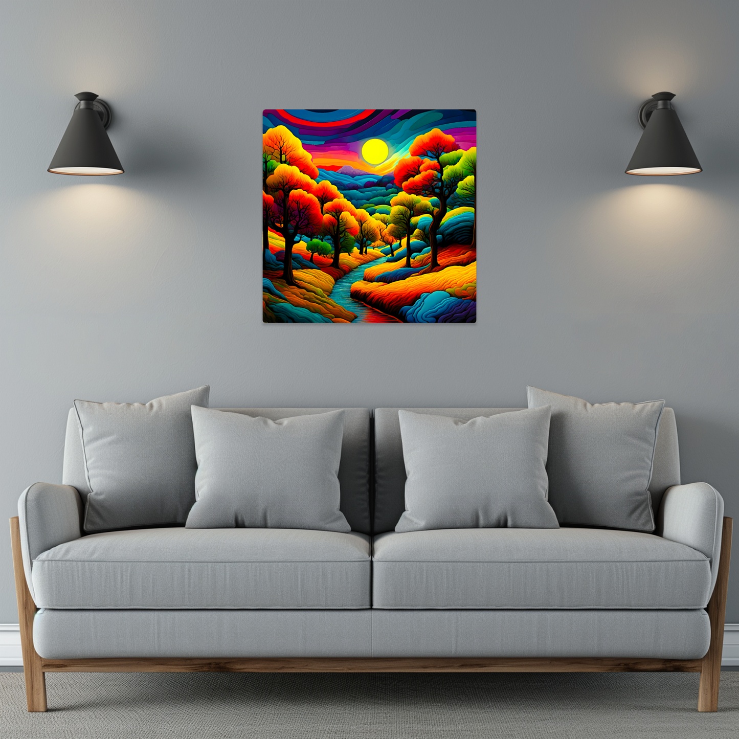 Lush Forest 16, Printed On High Gloss Aluminium To Enhance Colour And Detail, Unique Image, Art Is A Gift For A Lifetime...