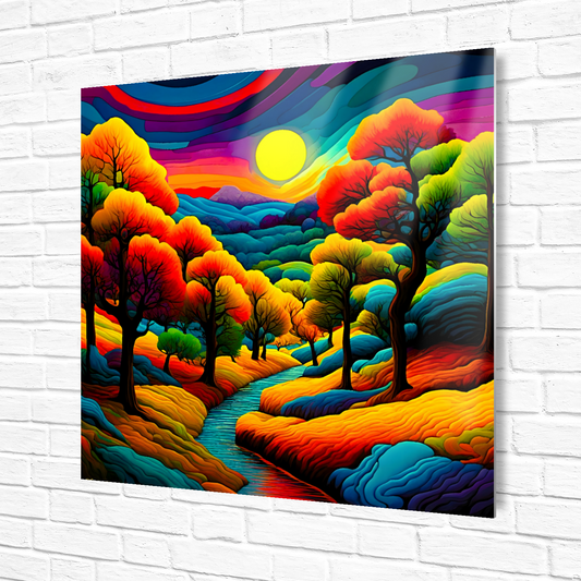 Lush Forest 16, Printed On High Gloss Aluminium To Enhance Colour And Detail, Unique Print, An Enduring Gift...