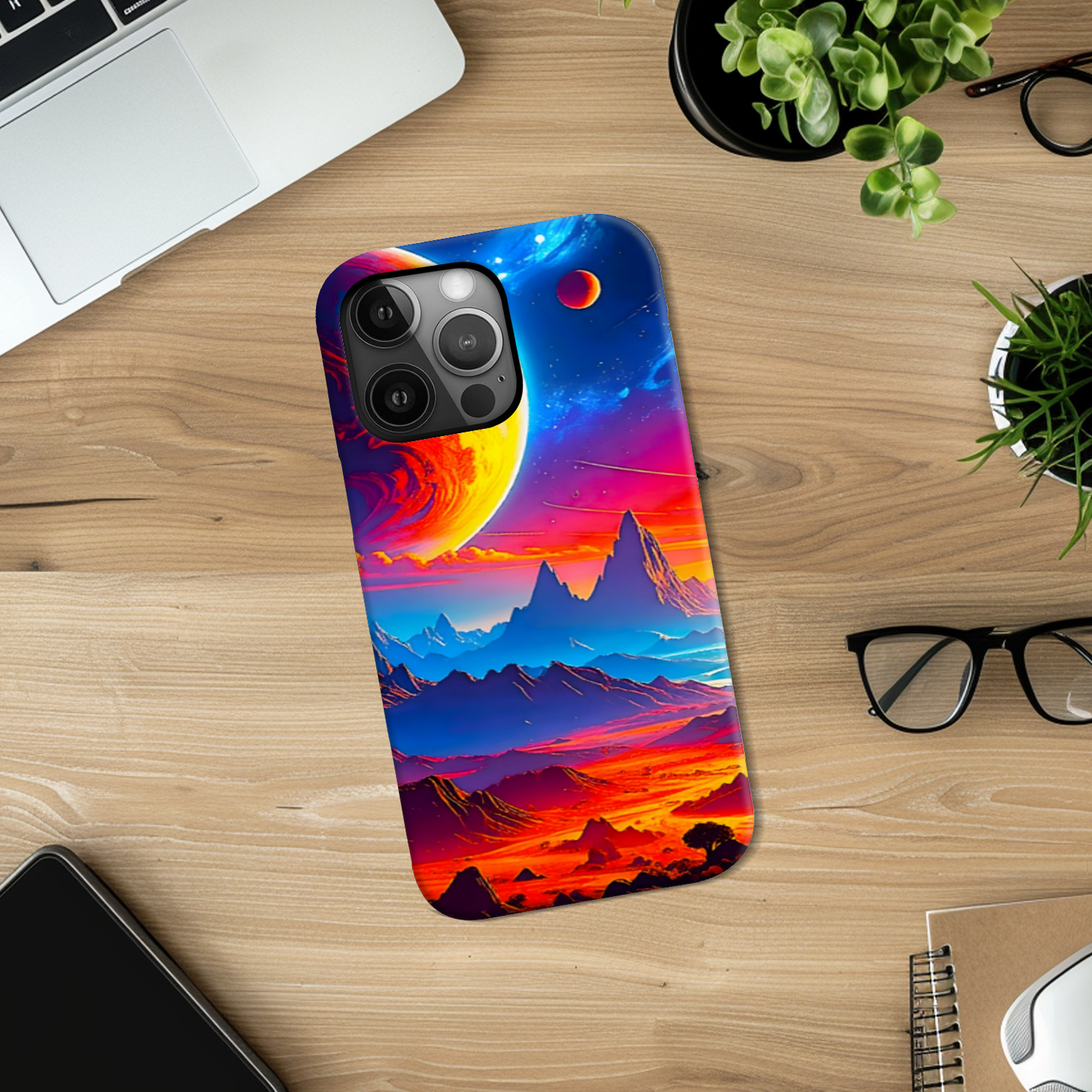 LunaScape LS1, Tough Phone Case, Full Wrap Technology, Crafted From Premium Polycarbonate, Unique Image...
