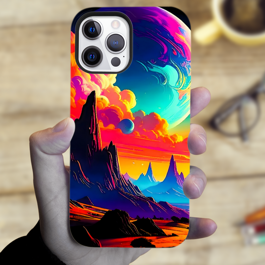 LunaScape LS2, Tough Phone Case, Full Wrap Technology, Crafted From Premium Polycarbonate, Unique Image...