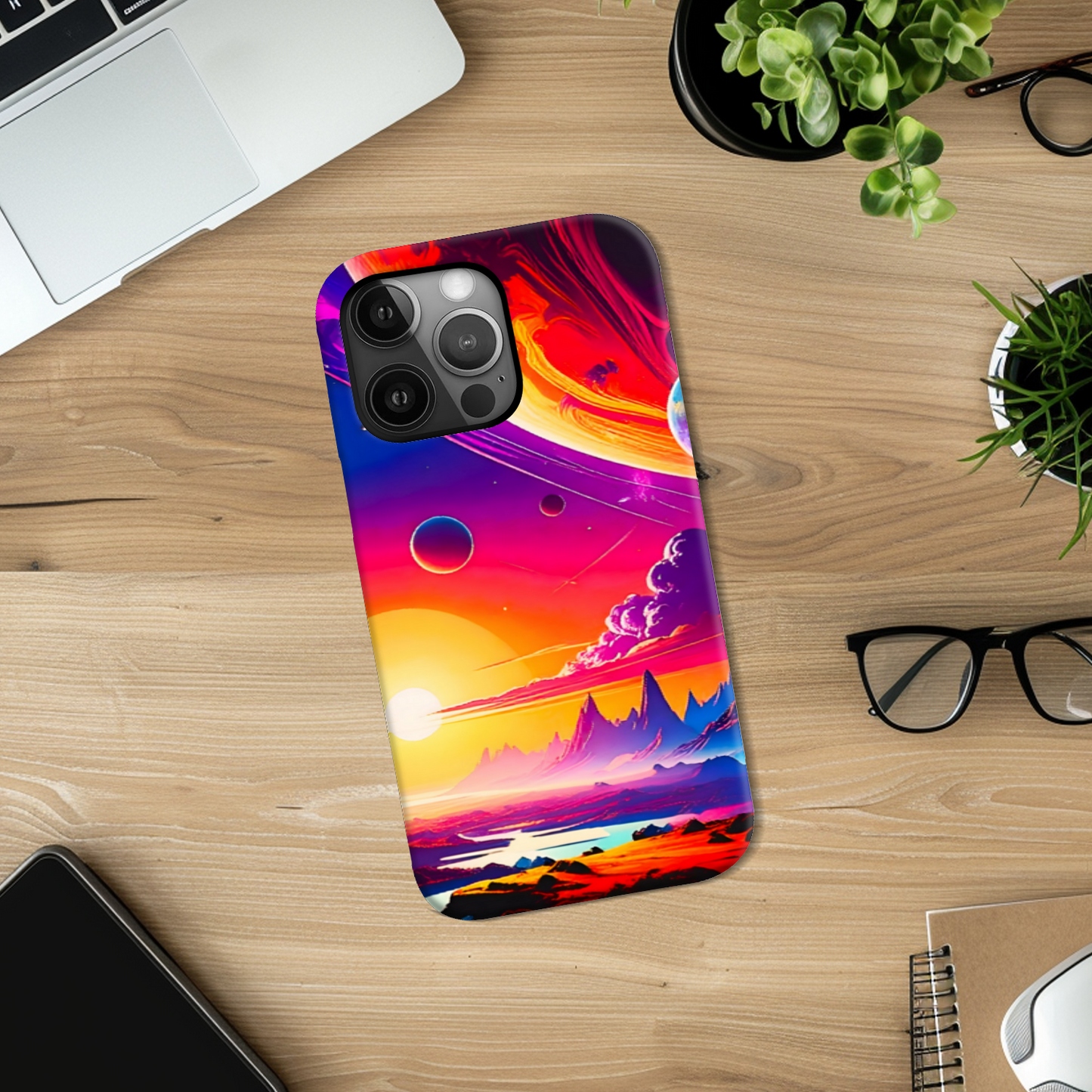 LunaScape LS3, Tough Phone Case, Full Wrap Technology, Crafted From Premium Polycarbonate, Unique Image...