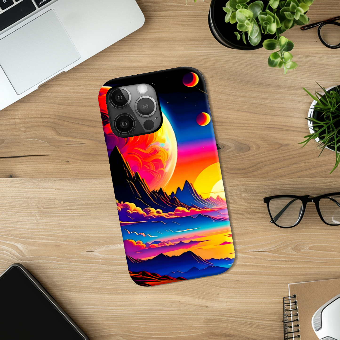 LunaScape LS4, Tough Phone Case, Full Wrap Technology, Crafted From Premium Polycarbonate, Unique Image...