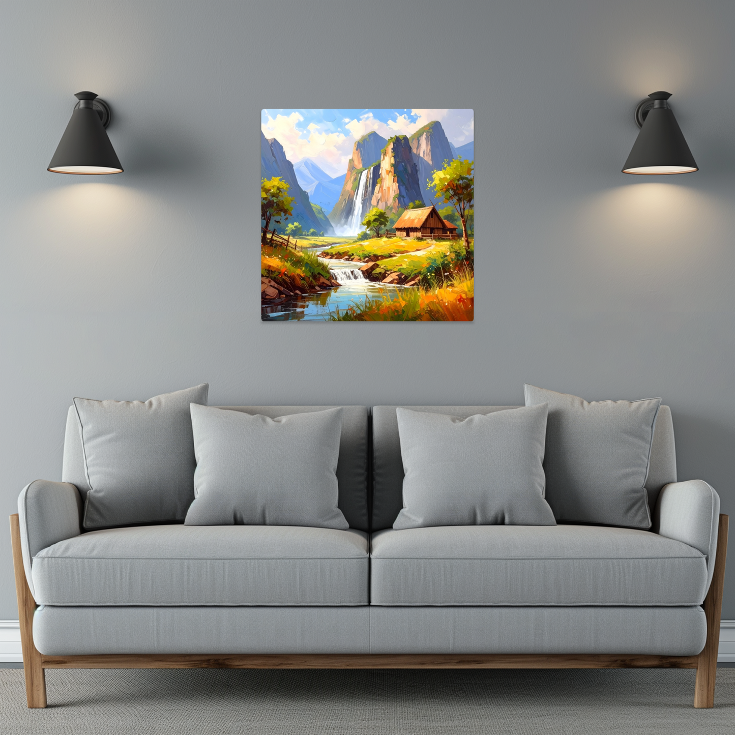 Elan Valley 2, Printed On High Gloss Aluminium To Enhance Colour And Detail, Unique Image, Art Is A Gift For A Lifetime...