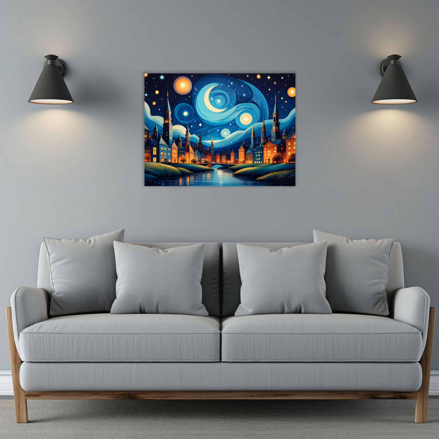 Van Gogh Style 1, Printed On High Gloss Aluminium To Enhance Colour And Detail, Unique Image, Art Is A Gift For A Lifetime...