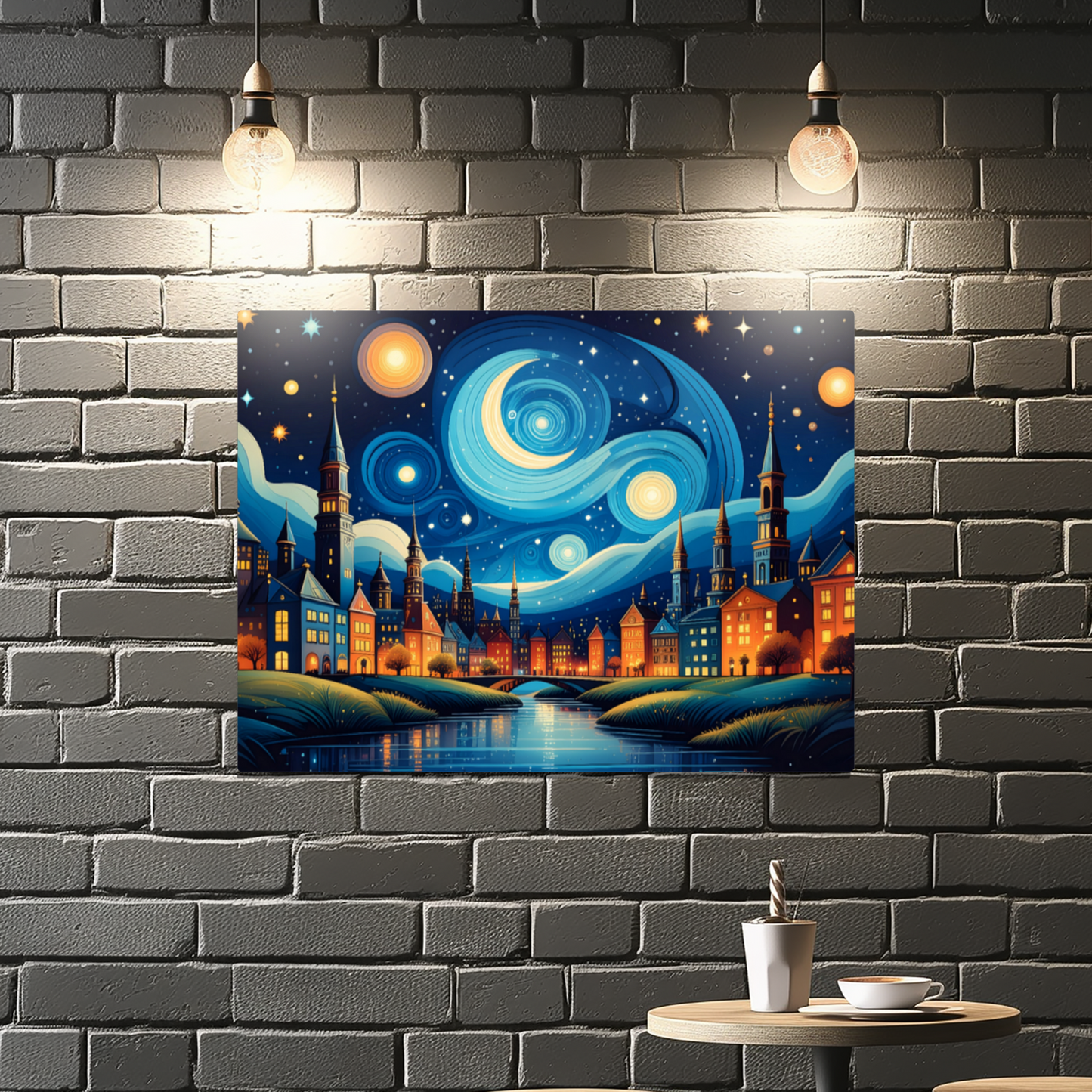 Van Gogh Style 1, Printed On High Gloss Aluminium To Enhance Colour And Detail, Unique Image, Art Is A Gift For A Lifetime...